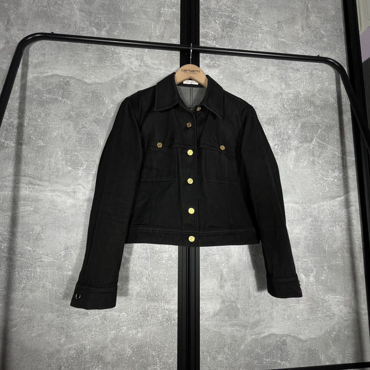 Celine CELINE PARIS PHOEBE PHILO SILK COTTON DENIM TRUCKER JACKET Size US S / EU 44-46 / 1 - 2 Thumbnail