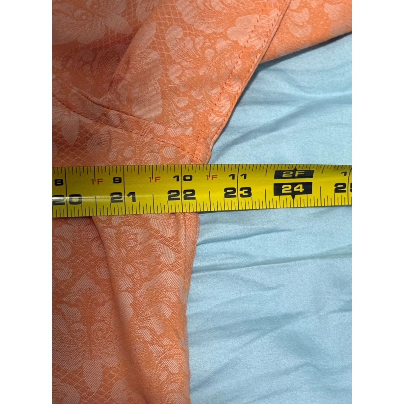Robert Graham Robert Graham Bayview 2 Classic Fit Orange Long Sleeve Printed Classic Sz M NWT Size US M / EU 48-50 / 2 - 4 Thumbnail