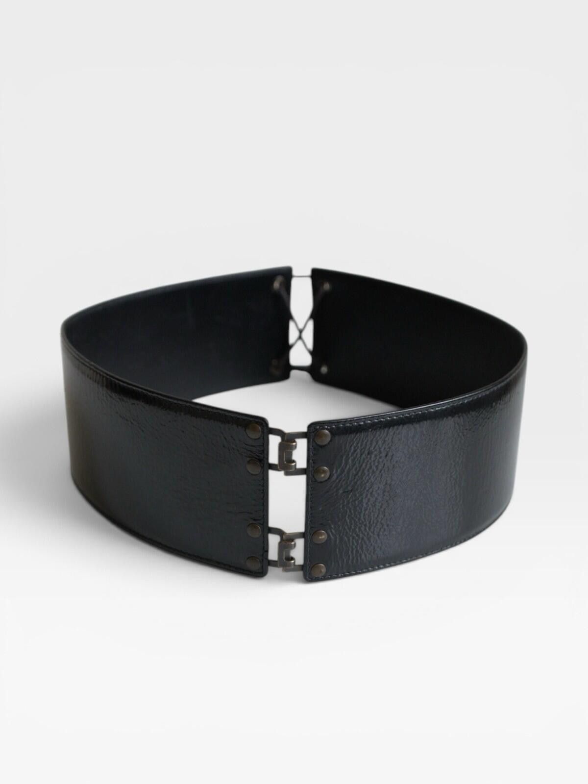 Saint Laurent Paris 2000s Yves Saint Laurent by Tom Ford Corset Waist Belt Size ONE SIZE - 5 Thumbnail