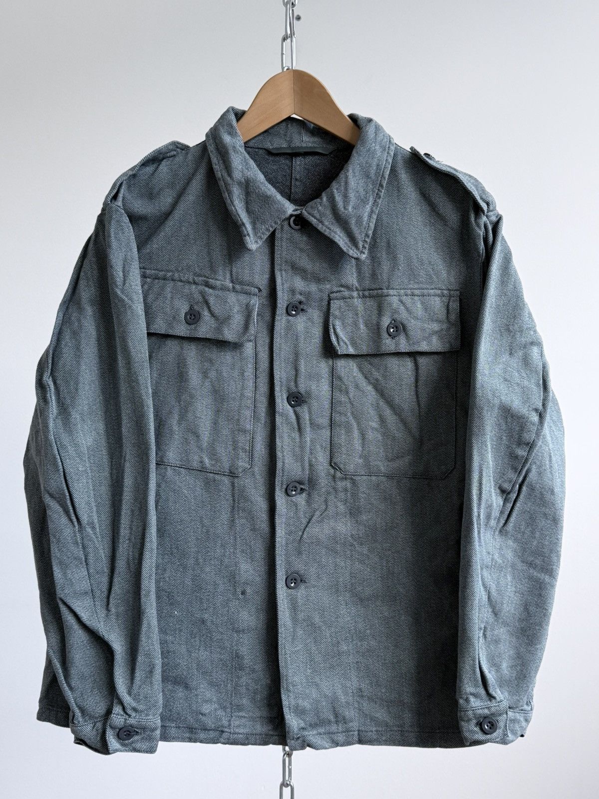 Vetra Vintage 80s Swiss Military Chore Work Jacket Size US L / EU 52-54 / 3 - 1 Thumbnail