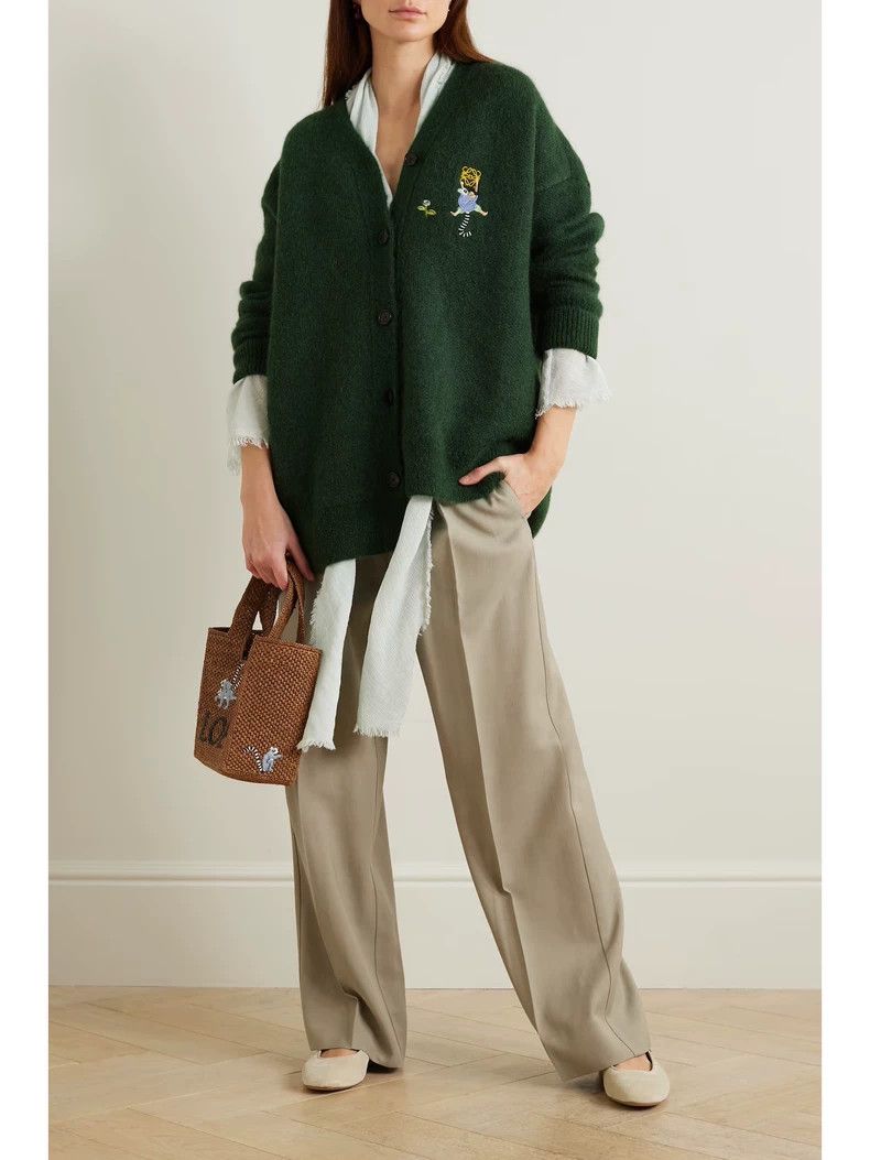 Loewe Loewe Moss green cardigan Size S / US 4 / IT 40 - 2 Thumbnail