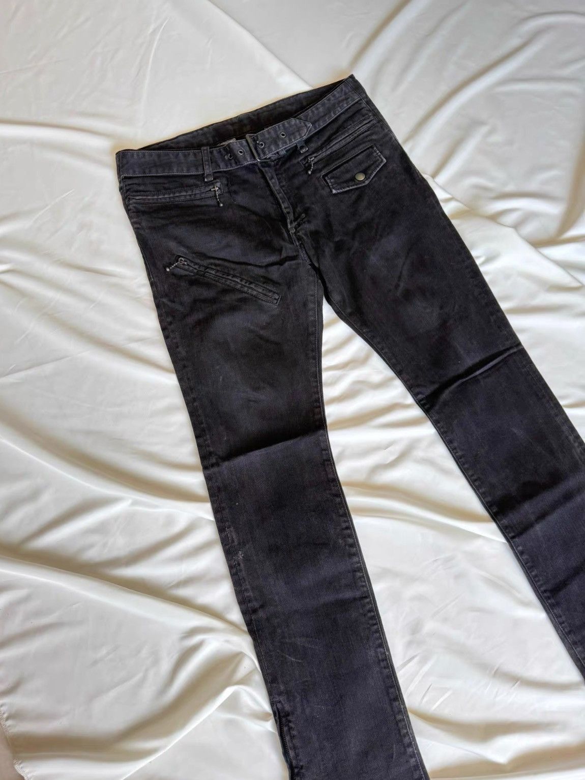 Number (N)ine Sz 4 Number Nine 04SS Distressed Pocket Denim Size US 30 / EU 46 - 1 Thumbnail