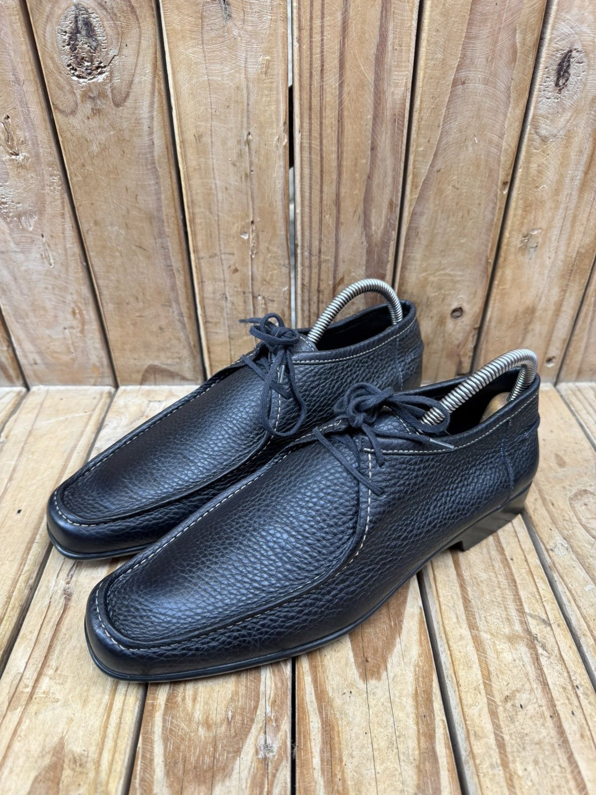 J.M. Weston J.M Weston Men’s black dress leather shoes sz UK 7.5 D Size US 8.5 / EU 41-42 - 19 Thumbnail