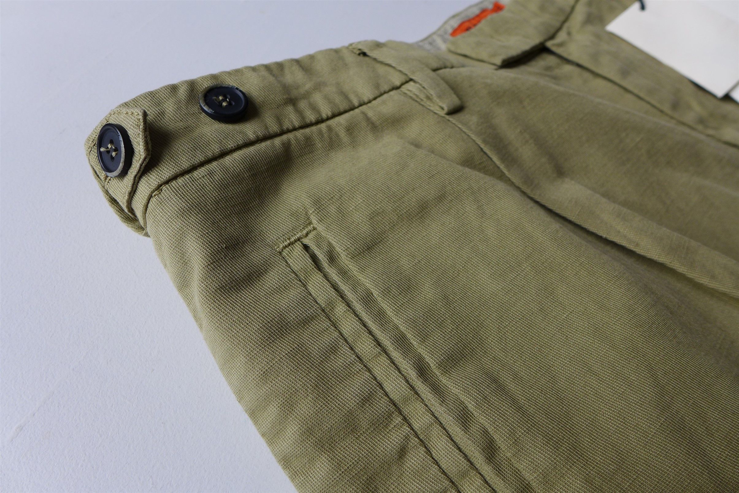 Barena Barena Masco Vignola Trousers - Canna Cotton-Linen. Size US 36 / EU 52 - 6 Thumbnail
