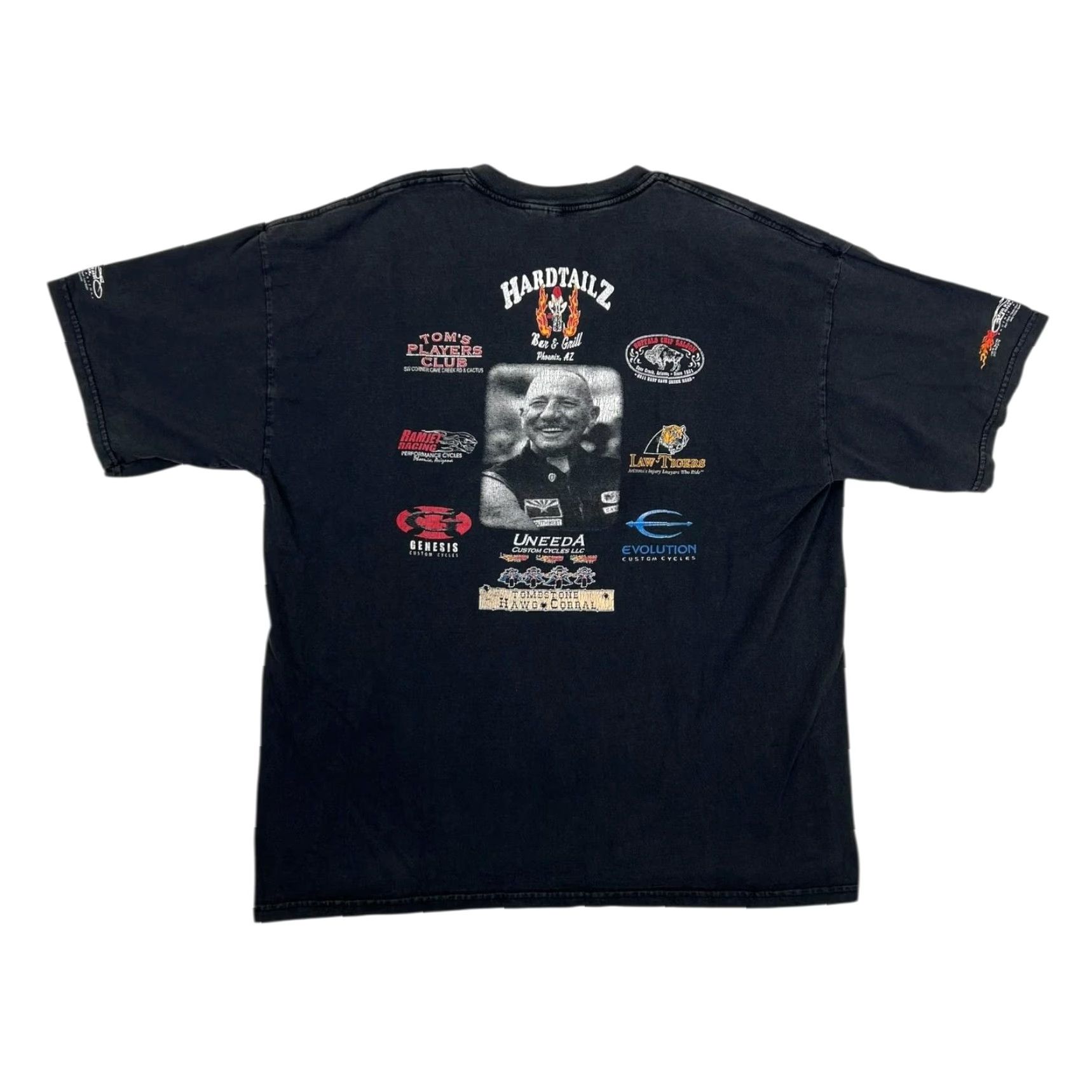 Vintage VINTAGE Sonny Barger Hells Angels T-Shirt Mens XL Black 2004 Biker Size US XL / EU 56 / 4 - 3 Thumbnail