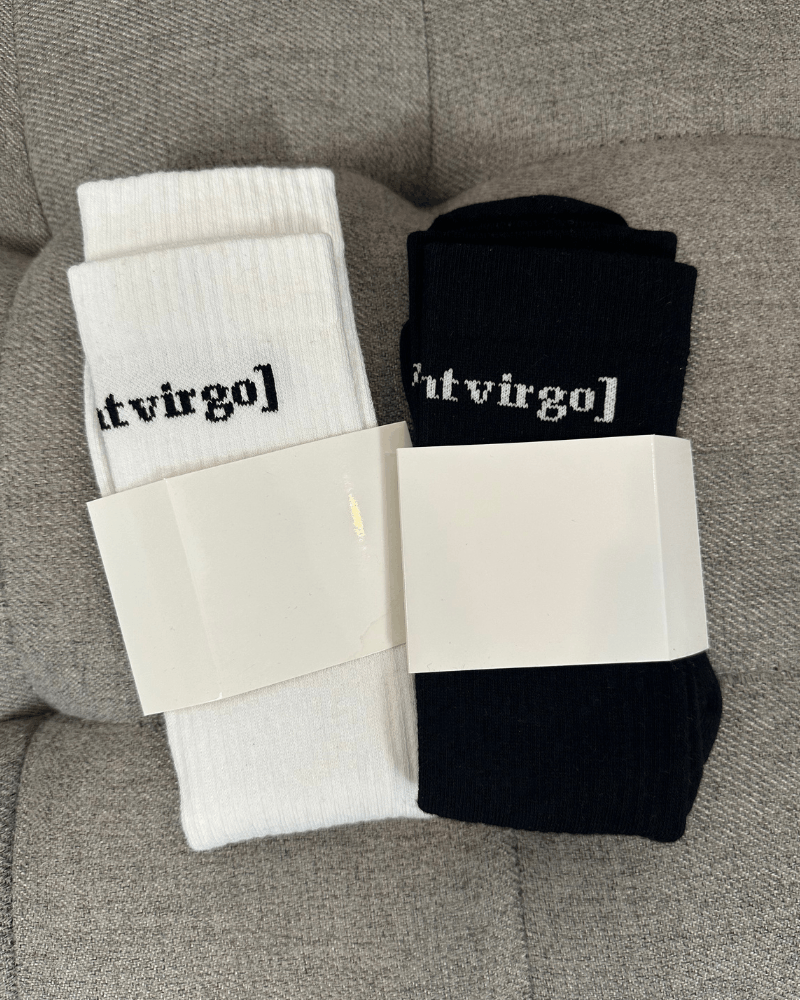 Other NWT Saint Virgo Logo Socks 2-Pack - Black & White / Unisex Size ONE SIZE - 3 Thumbnail