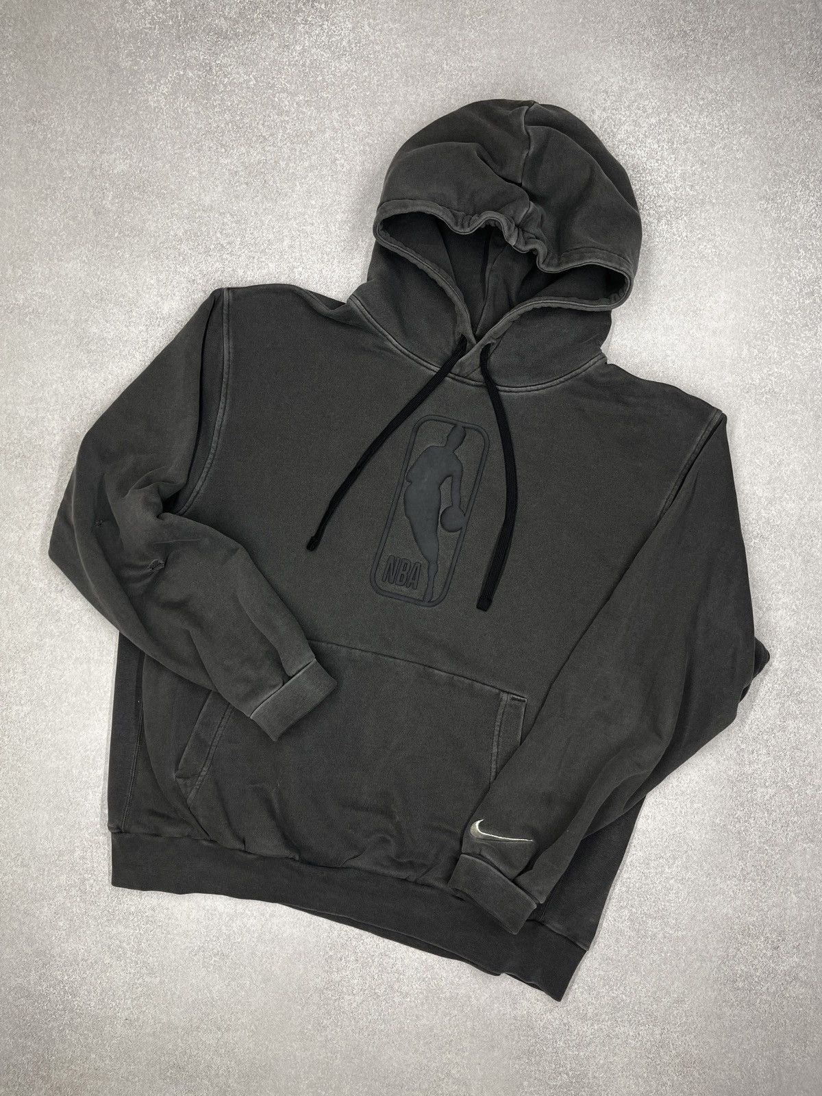 Nike Mens Nike NBA Team 31 Courtside Hoodie Grey Faded Tech Acg Size US L / EU 52-54 / 3 - 1 Thumbnail