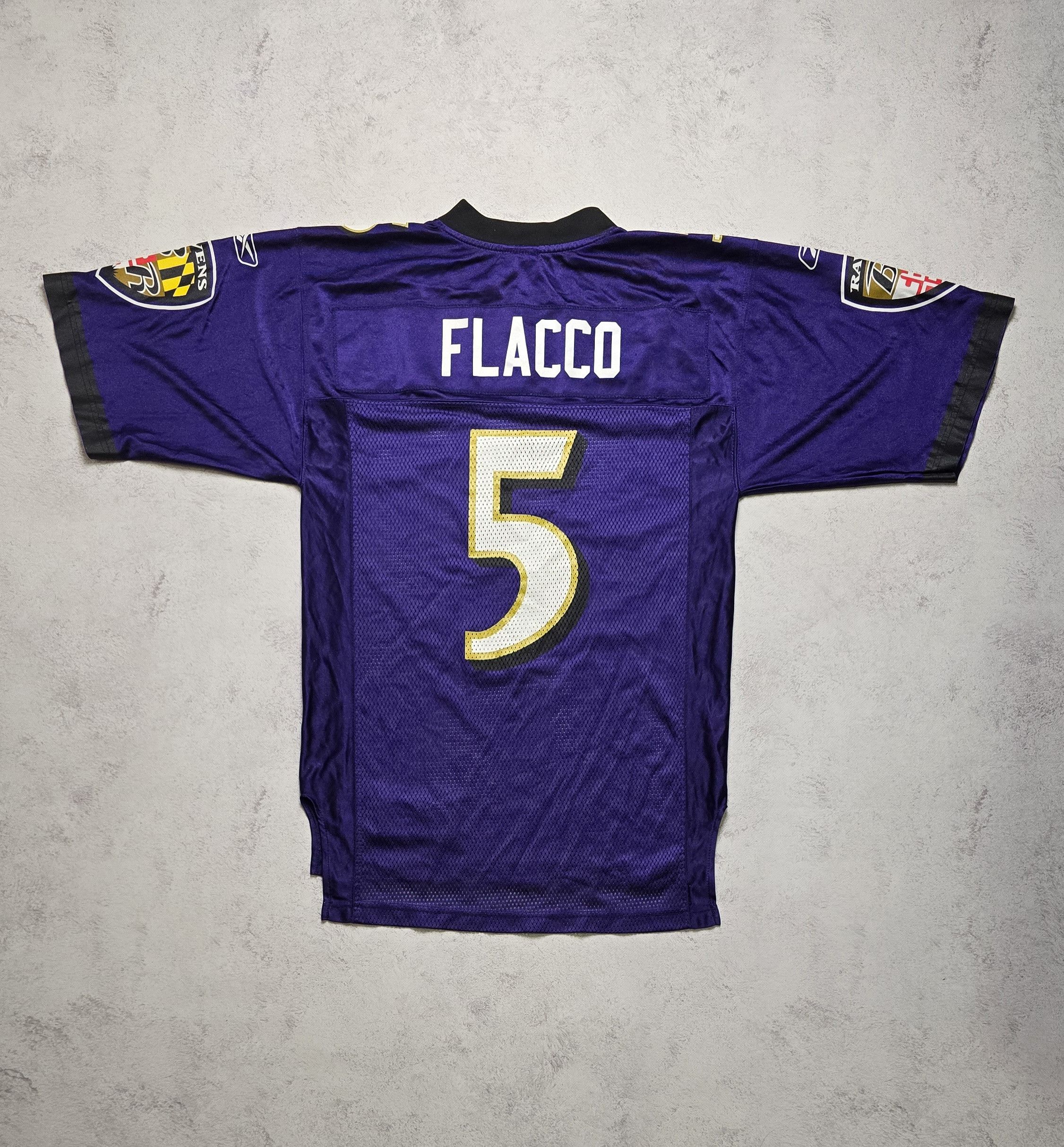 Reebok Baltimore Ravens Joe Flacco #5 NFL Reebok Football Jersey Size US S / EU 44-46 / 1 - 3 Thumbnail