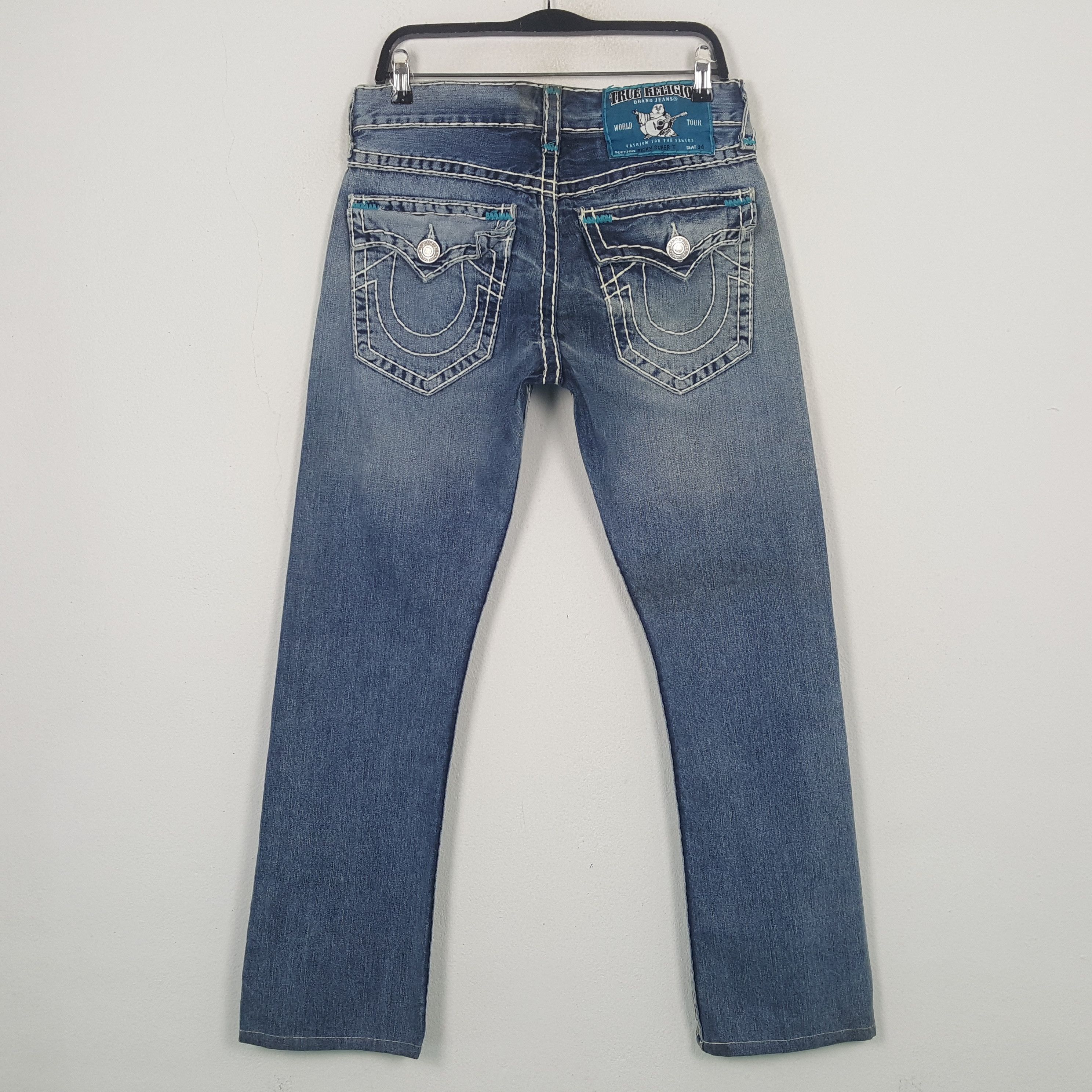 True Religion True Religion Streetwear Fashion Style Jeans C297N10 Size US 31 - 4 Thumbnail