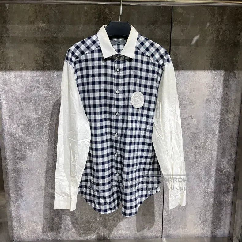 Givenchy Givenchy Size43 White star embroidered striped sailor shirt Size US M / EU 48-50 / 2 - 1 Thumbnail