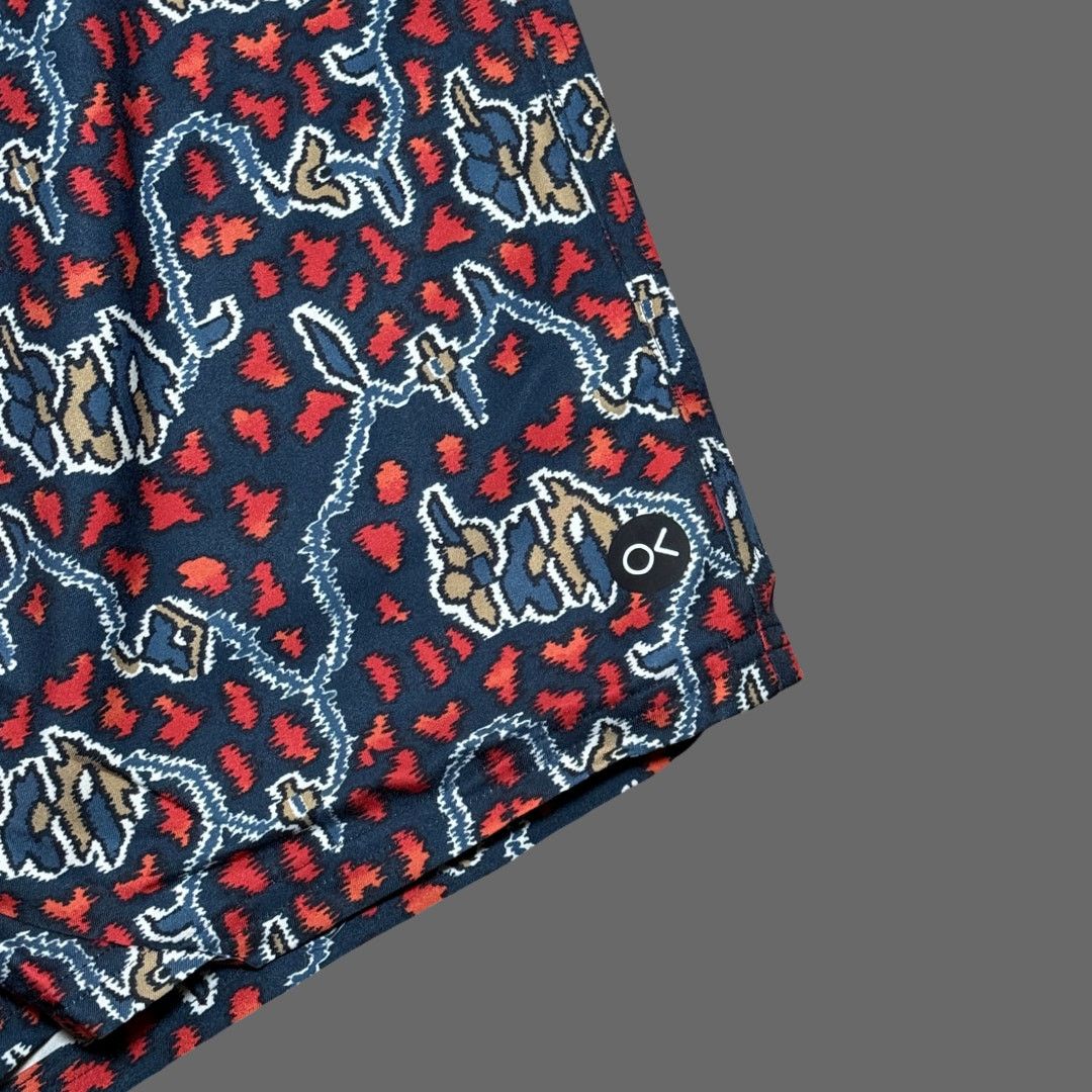 Outerknown Outerknown Nomadic Volley Shorts Blue Pattern Size L 1810054 Size US 34 / EU 50 - 2 Thumbnail