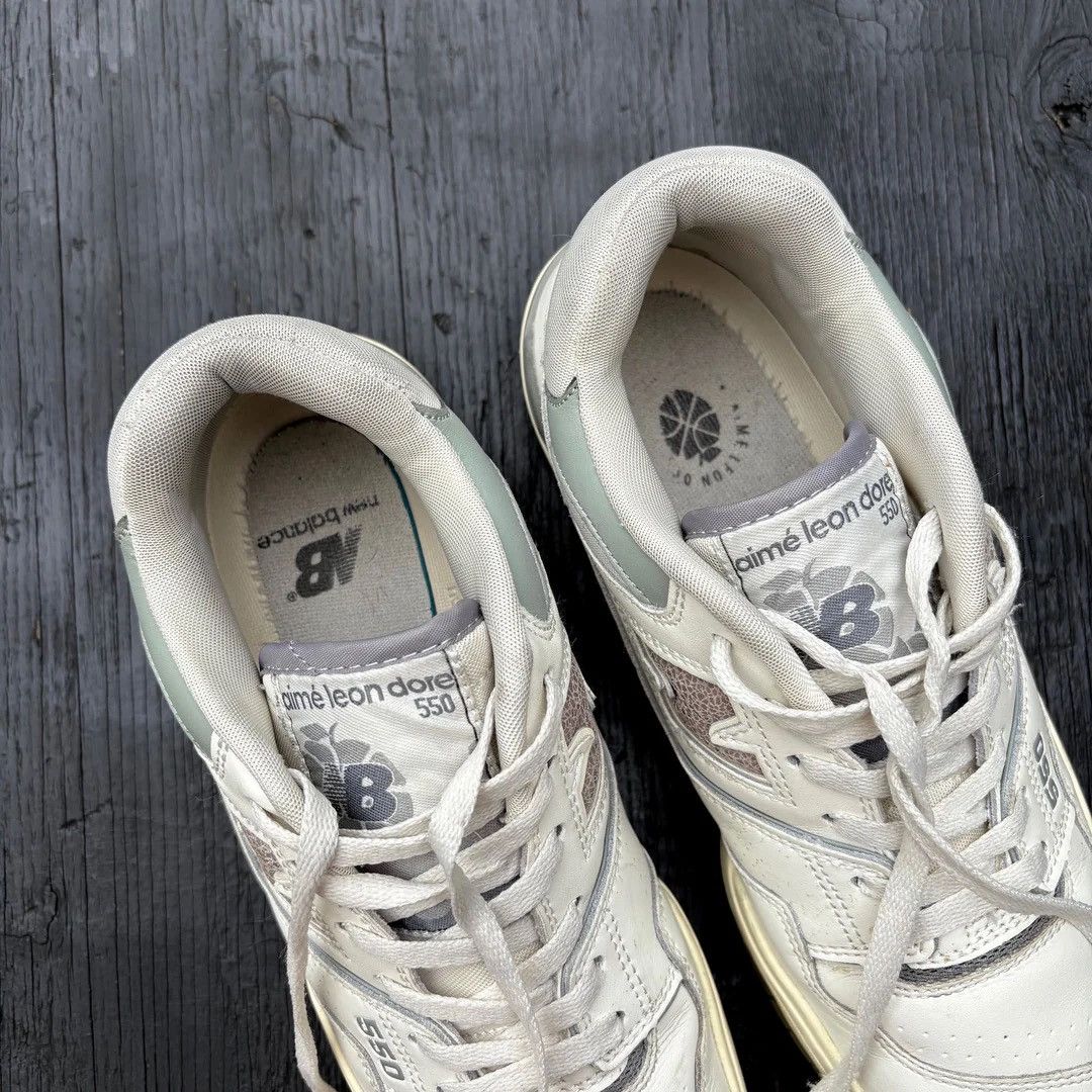Aime Leon Dore × New Balance New Balance X Aime Leon Dore 550 8 White Grey Sneakers Shoes Size US 8 / EU 41 - 4 Thumbnail