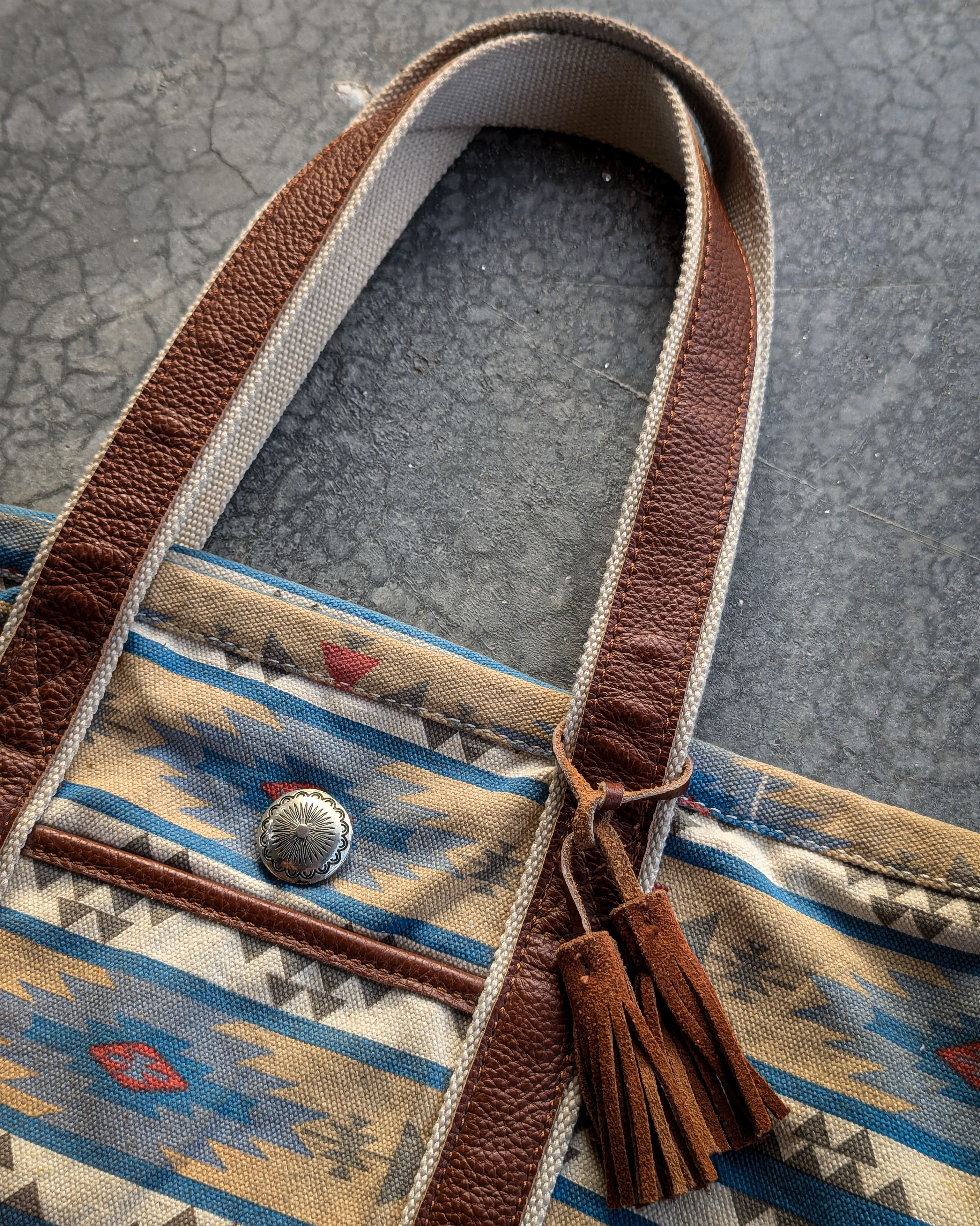 Beams Plus × Japanese Brand Beams Heart By Beams Japan Native Tote Bag (M) Size ONE SIZE - 3 Thumbnail