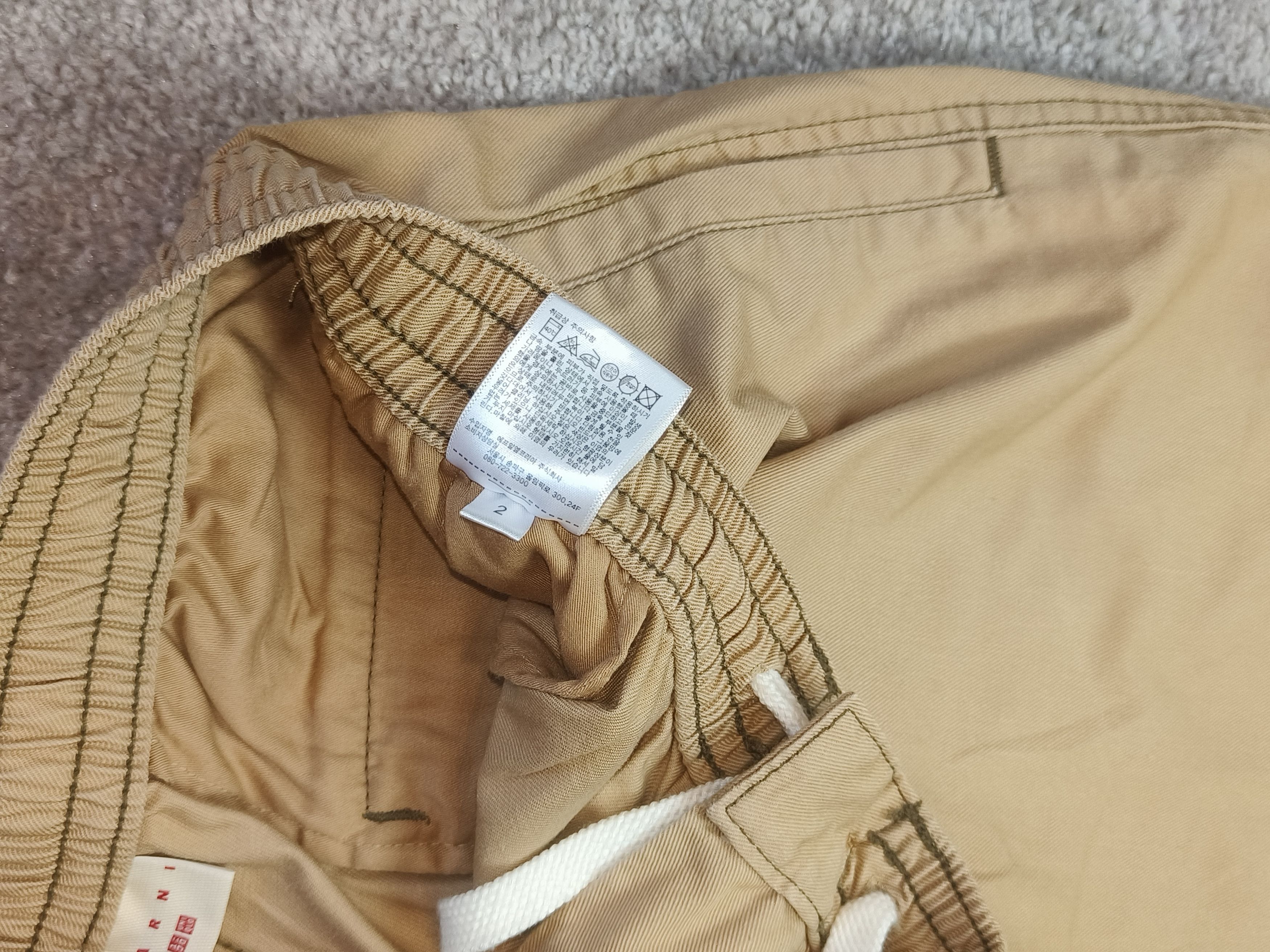 Marni × Uniqlo Uniqlo x MARNI Wide Fit Beige Boxy Shorts Size US 32 / EU 48 - 5 Thumbnail