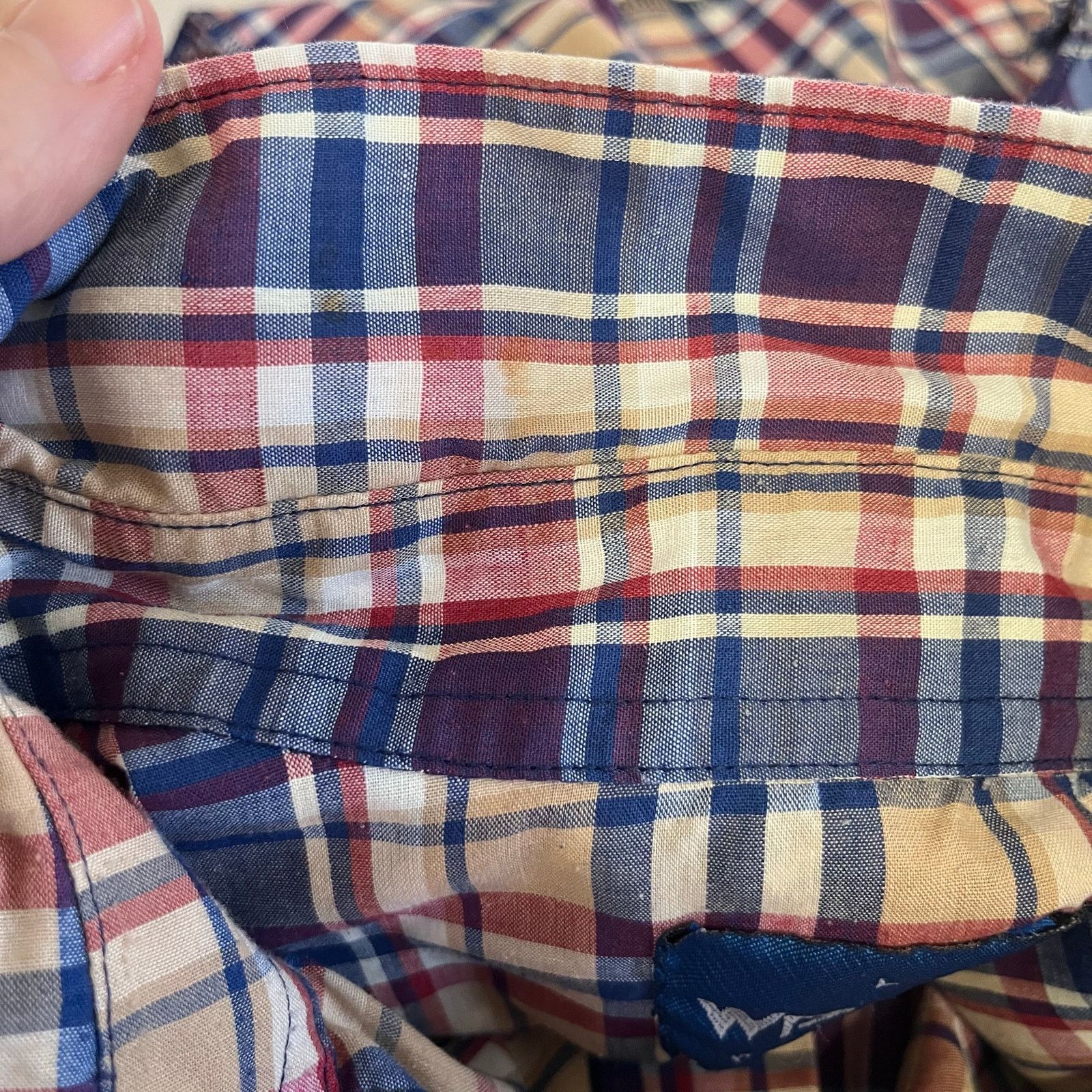 Wrangler Vintage 90’s Short Sleeve Plaid Western Shirt Size US L / EU 52-54 / 3 - 6 Thumbnail