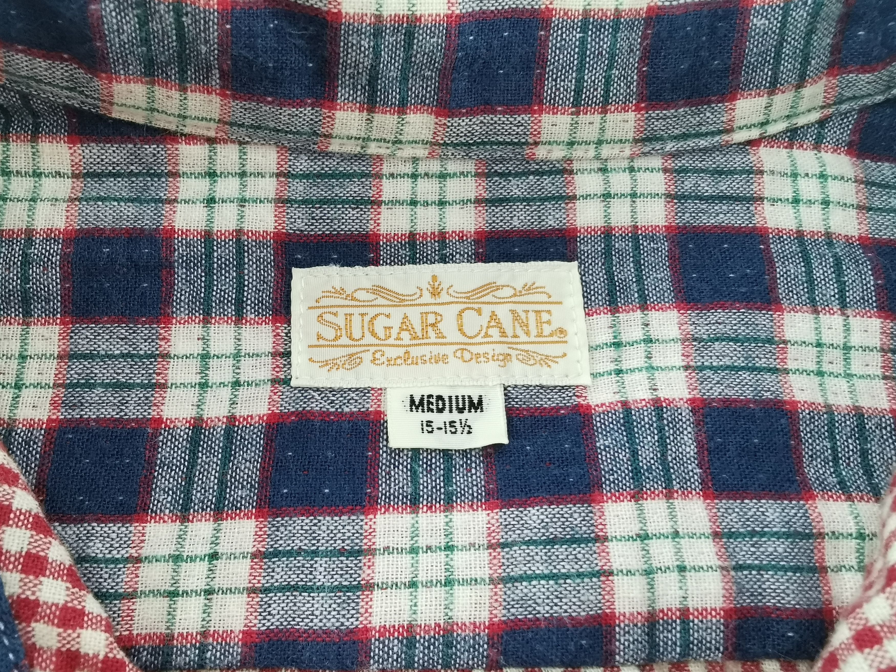 Sugar Cane Vintage 90s Sugar Cane Flannel Checkred Button Shirt Size M Size US M / EU 48-50 / 2 - 4 Thumbnail