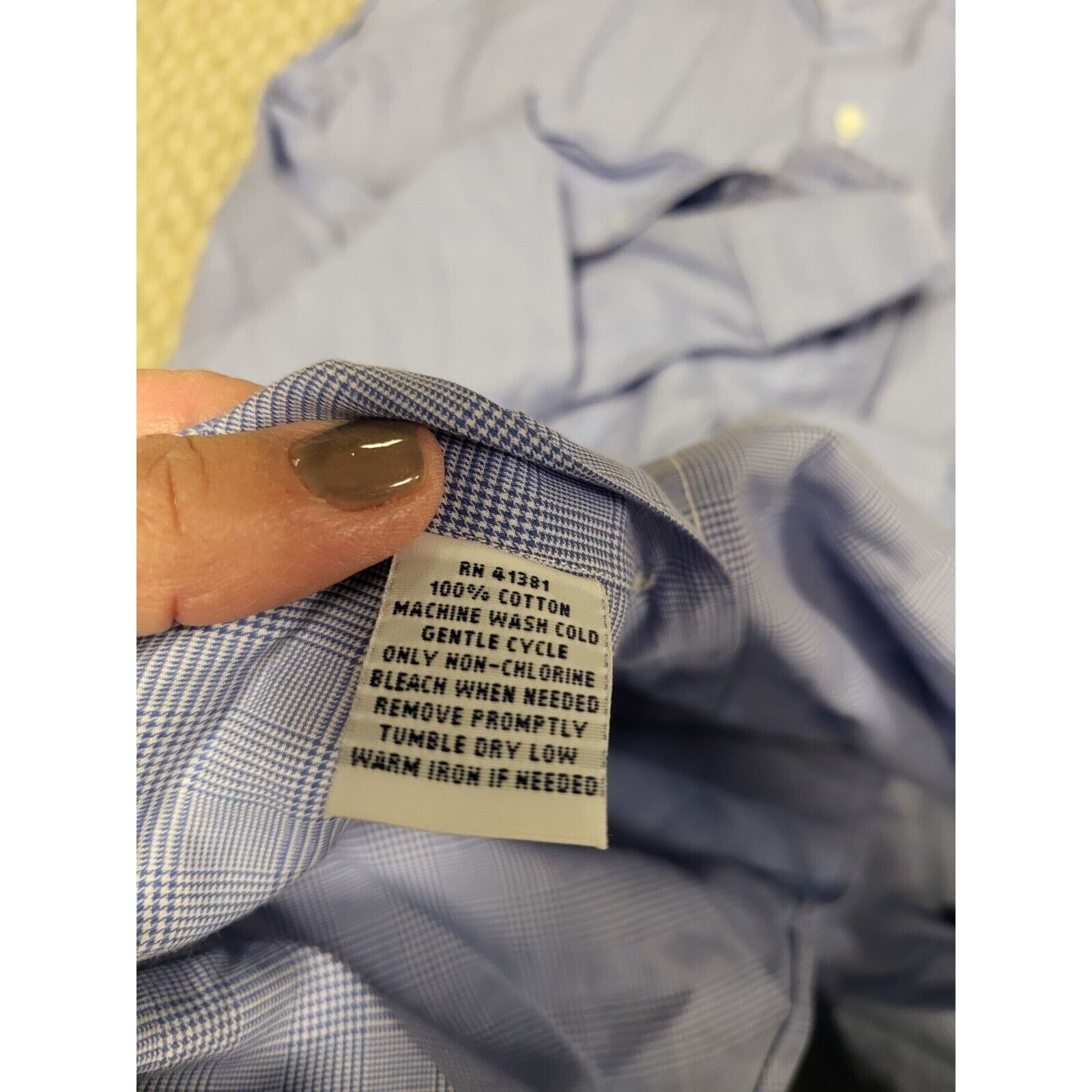 Ralph Lauren Polo Ralph Lauren Mens Size Large Dress Shirt 100% Cotton Size US L / EU 52-54 / 3 - 4 Thumbnail