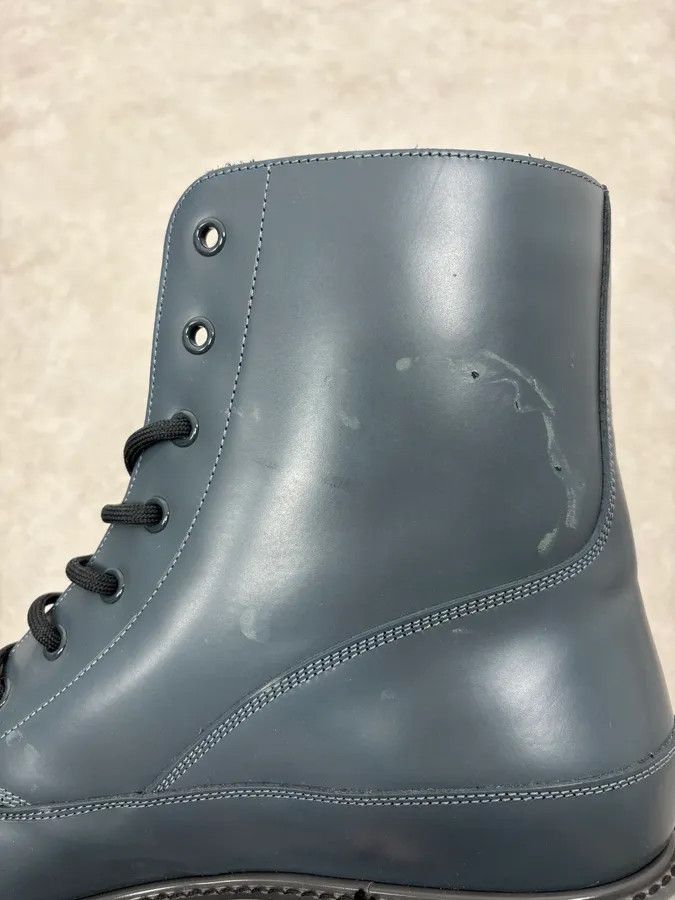 Louis Vuitton Louis Vuitton Night Blue Sample Leather Boots by Virgil Abloh Size US 10.5 / EU 43-44 - 9 Thumbnail