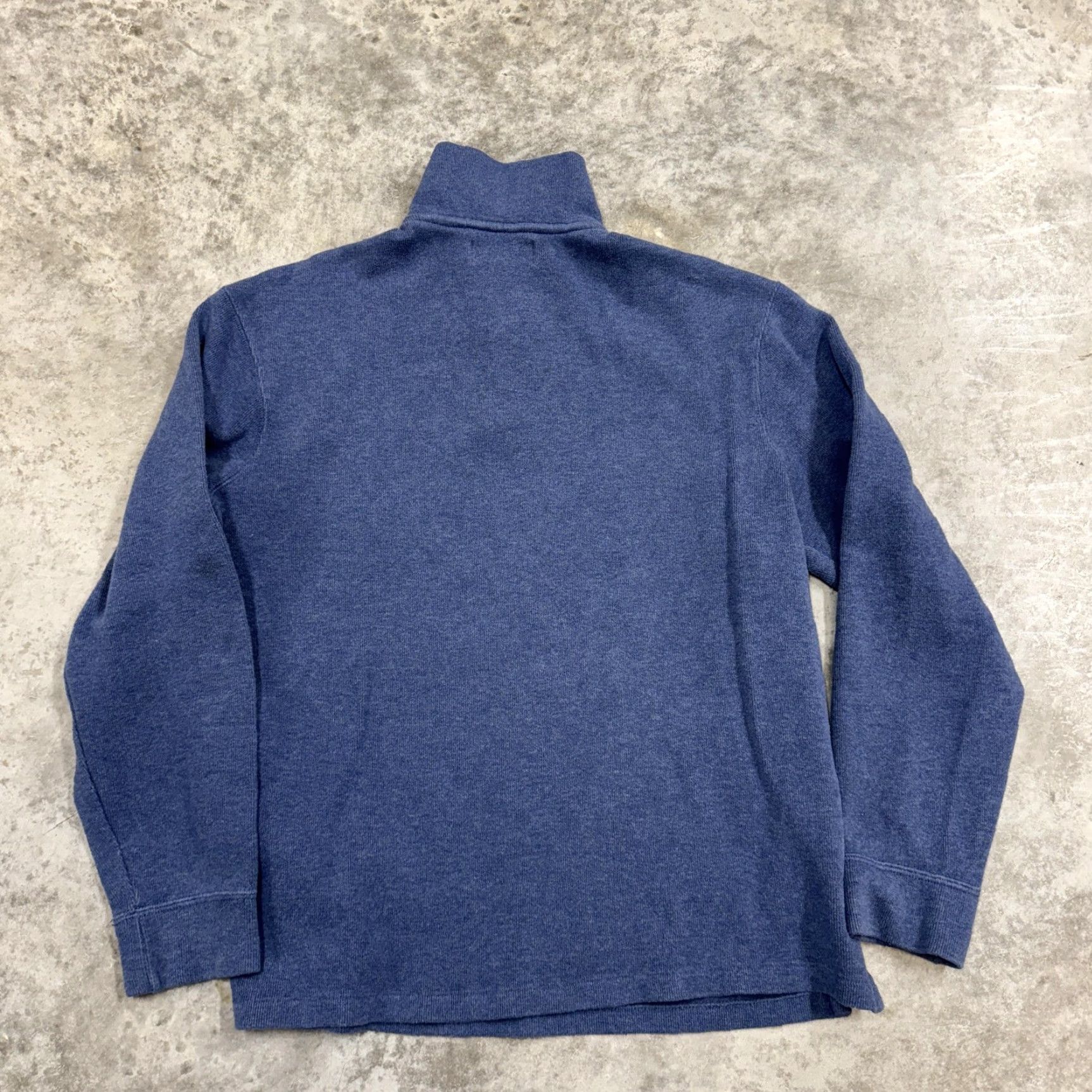 Polo Ralph Lauren Polo Ralph Lauren Sweater Mens XL Blue Quarter Zip Mock Neck Pony Pullover Size US XL / EU 56 / 4 - 5 Thumbnail