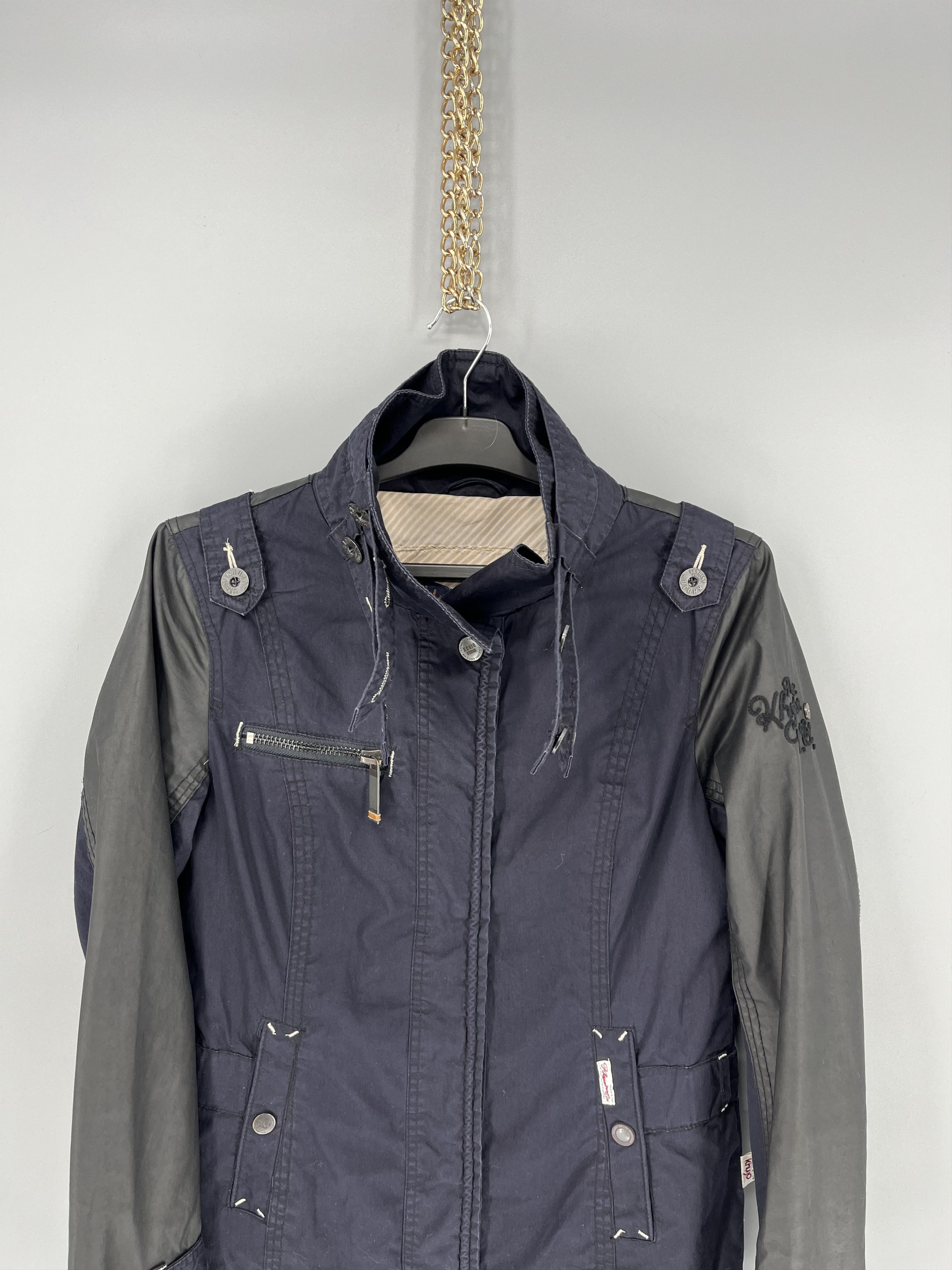 khujo Vintage KHUJO Military Jacket Womens Size L Streetwear Style Size L / US 10 / IT 46 - 5 Thumbnail