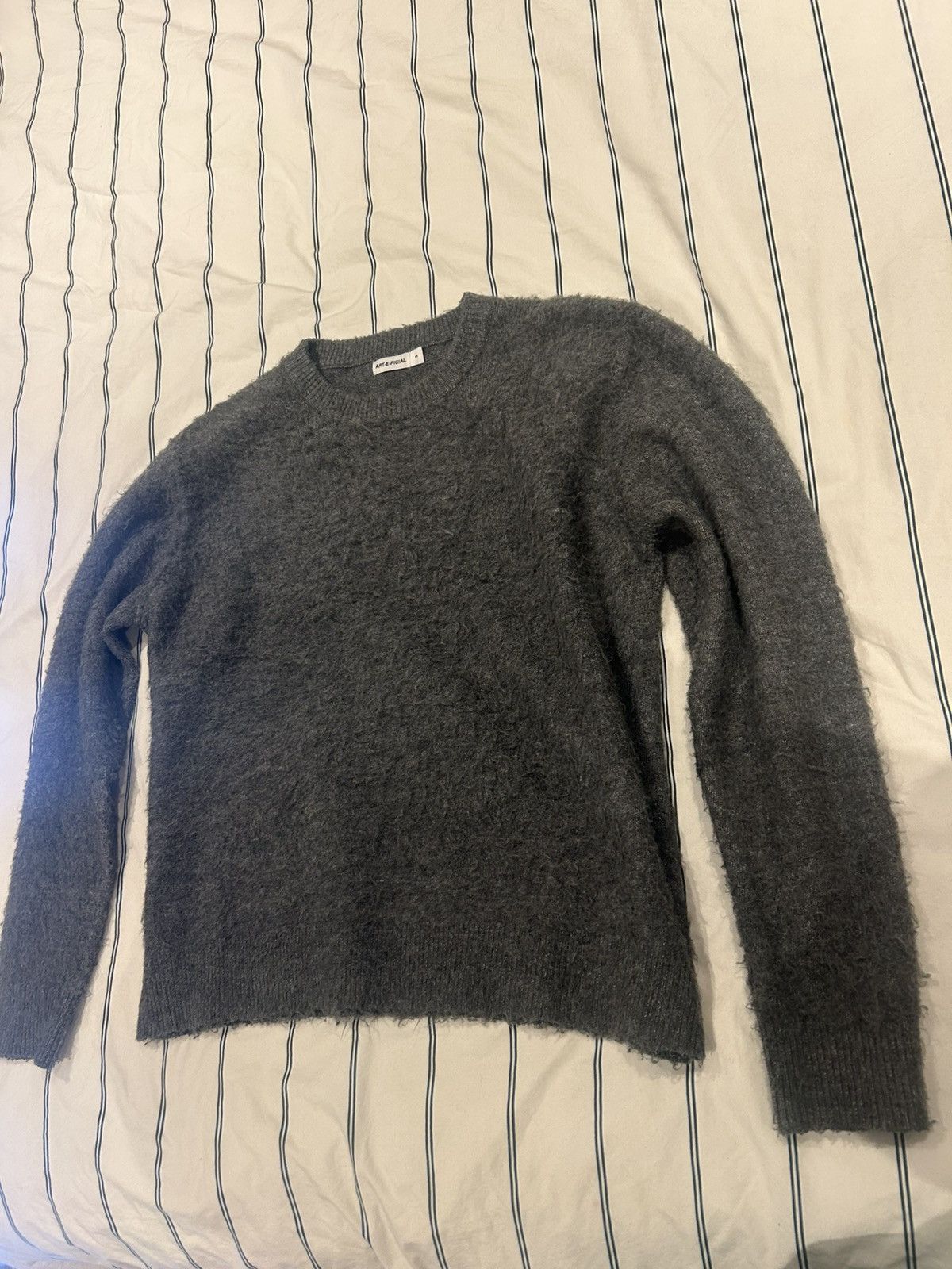 Rick Owens Art-E-Ficial Mohair Sweater Size US S / EU 44-46 / 1 - 1 Thumbnail