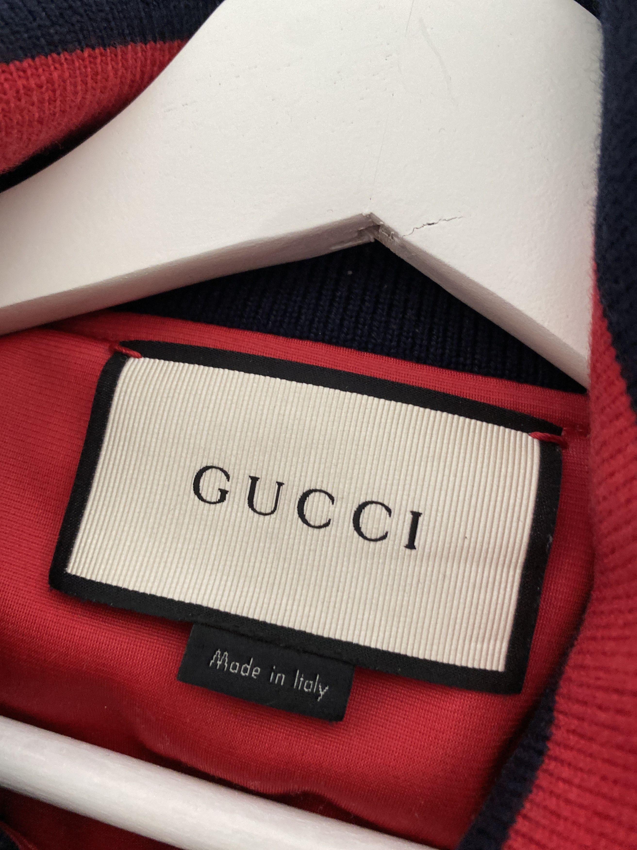 Gucci Gucci Eagle-print Satin Bomber Jacket Size US M / EU 48-50 / 2 - 2 Thumbnail