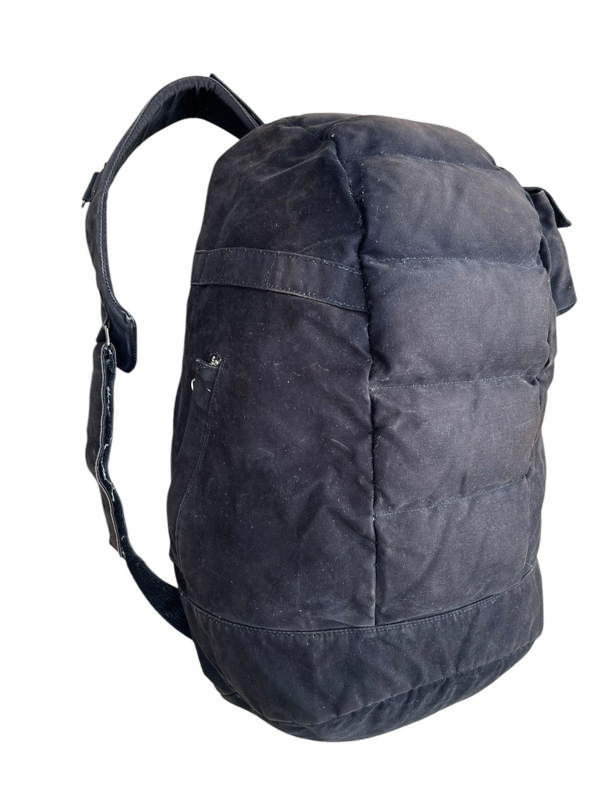 Vintage LORINZA Japan Sun Faded Black Puffer Backpack Size ONE SIZE - 8 Thumbnail