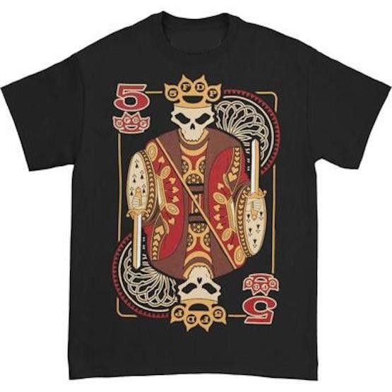Designer T-shirt 5 Finger Death Punch 2014 Tour Playing Card XL Size US XL / EU 56 / 4 - 1 Thumbnail
