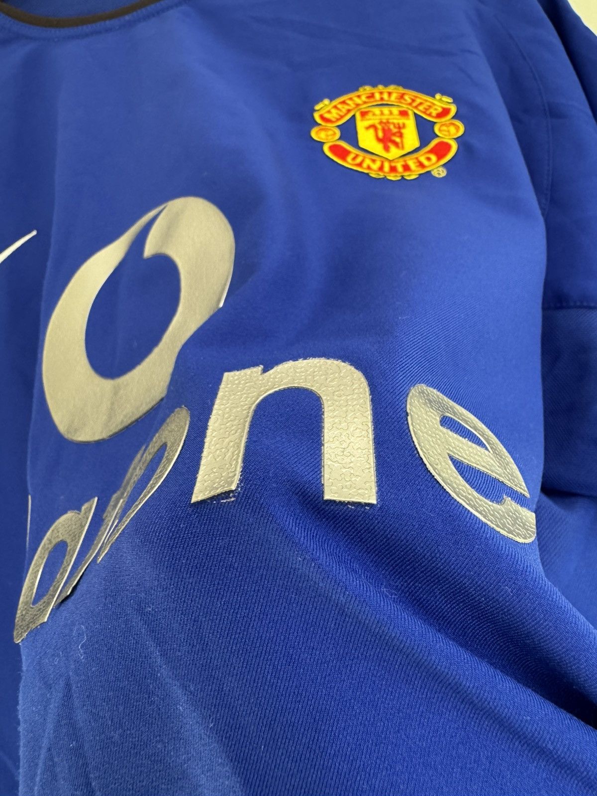 Nike Vintage Manchester United 2002-2003 Third Soccer Jersey Kit Size US L / EU 52-54 / 3 - 13 Thumbnail