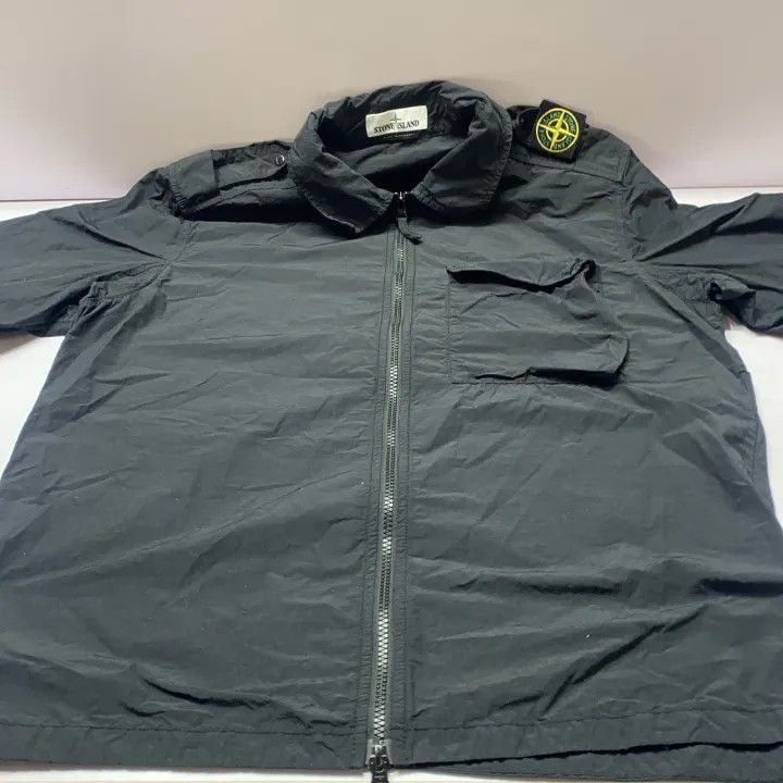 Stone Island Stone Island Men's Black ZipFront Jacket -2506 Size US L / EU 52-54 / 3 - 4 Thumbnail