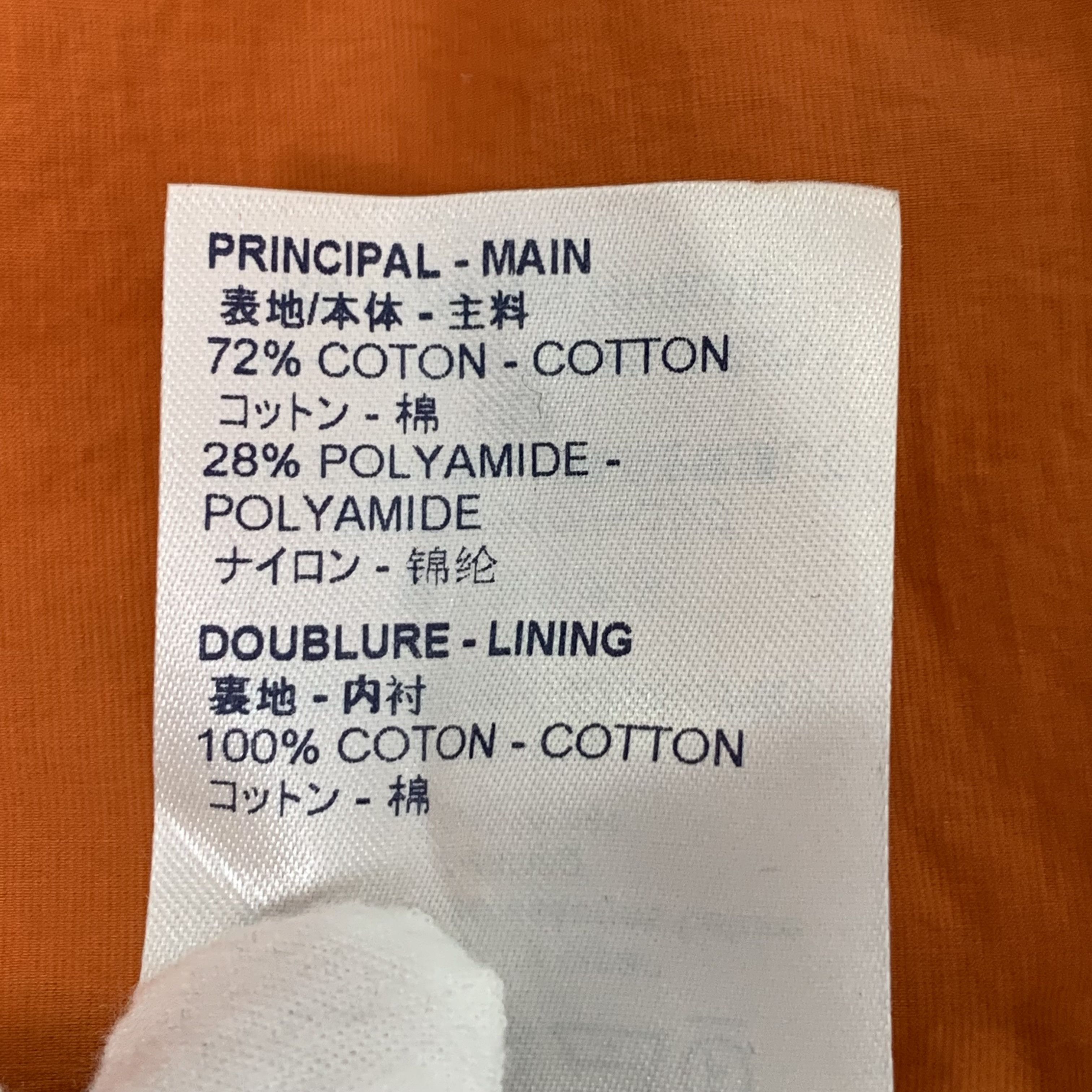 Louis Vuitton Louis Vuitton Orange Hooded Chain Puffer Jacket (Size S) Size S / US 4 / IT 40 - 5 Thumbnail