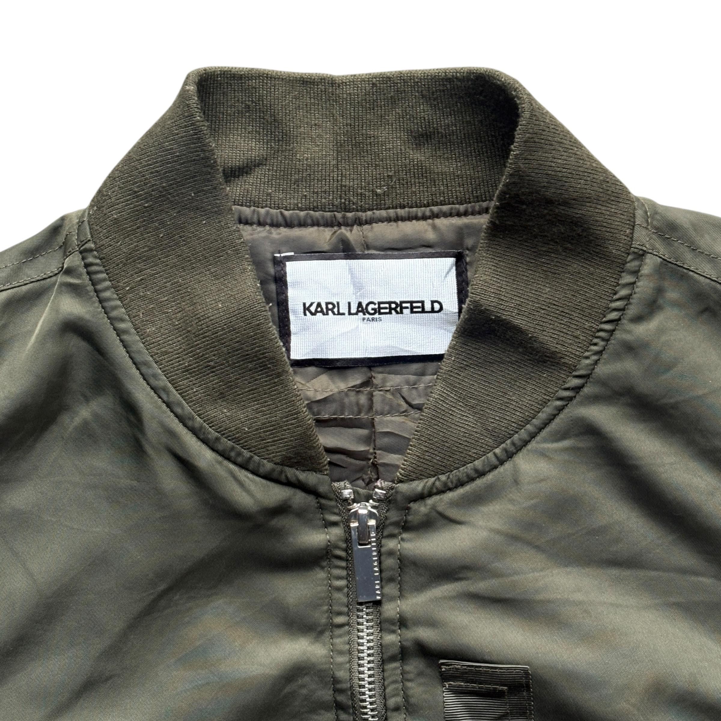 Karl Lagerfeld Karl Lagerfeld Bomber Jacket Size S / US 4 / IT 40 - 3 Thumbnail