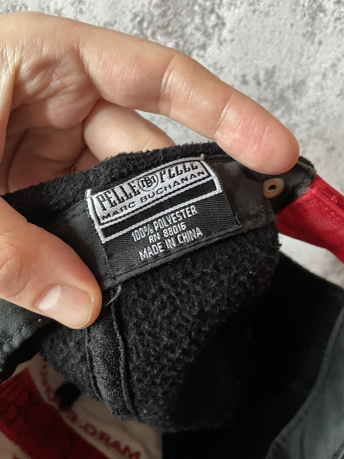 Marc Buchanan Rare Pelle Pelle Marc Buchanan Vintage Fleece Cap Hat Size ONE SIZE - 6 Thumbnail