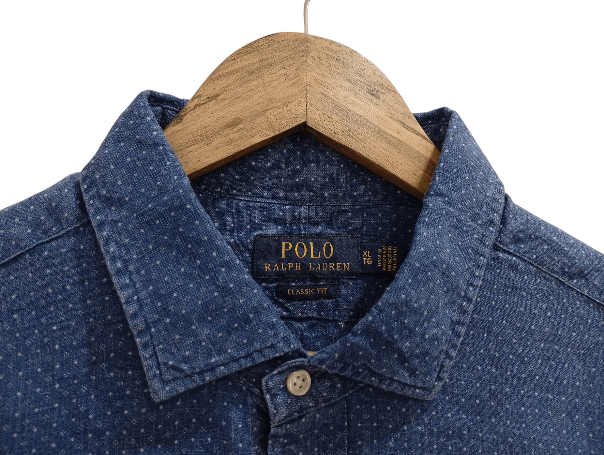 Indigo × Polo Ralph Lauren 🔥🔥Polo Ralph Lauren Indigo LS Shirt Size US XL / EU 56 / 4 - 15 Thumbnail