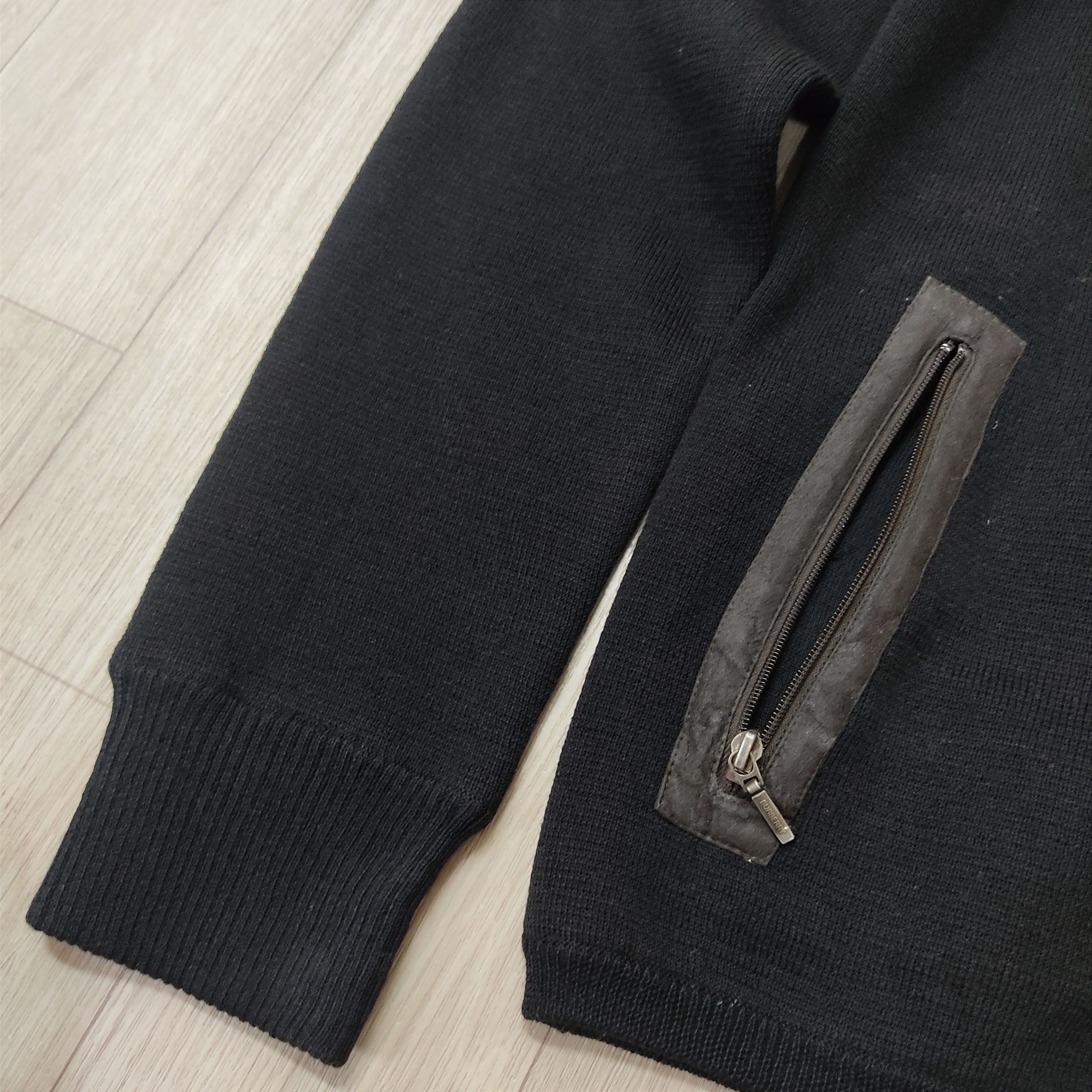 Black Label Burberry Black Label Wool Knitted Zipper Jacket Size US M / EU 48-50 / 2 - 9 Thumbnail