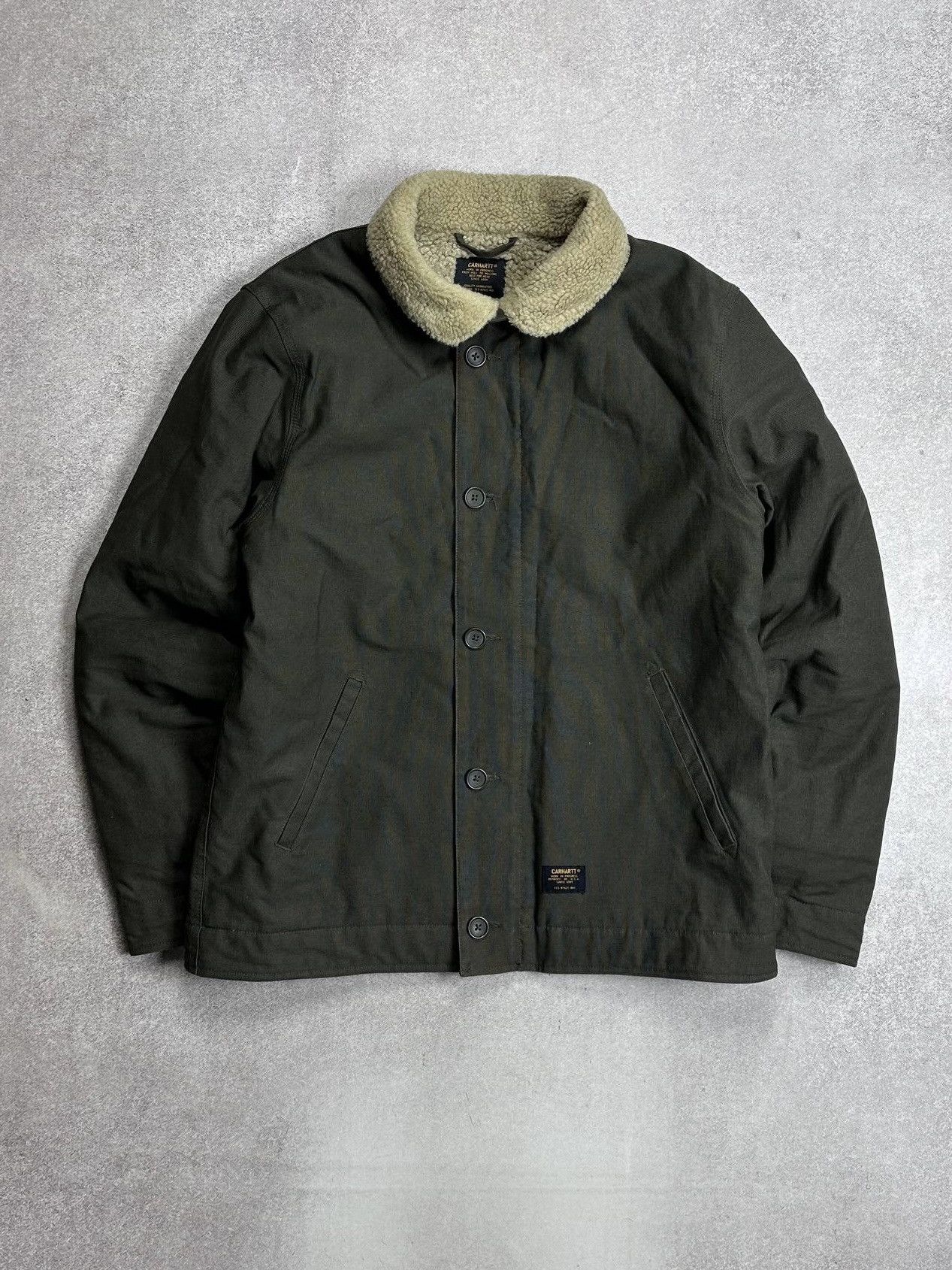 Carhartt Vintage Carhartt Army Sherpa Military Style Jacket M Size US M / EU 48-50 / 2 - 1 Thumbnail