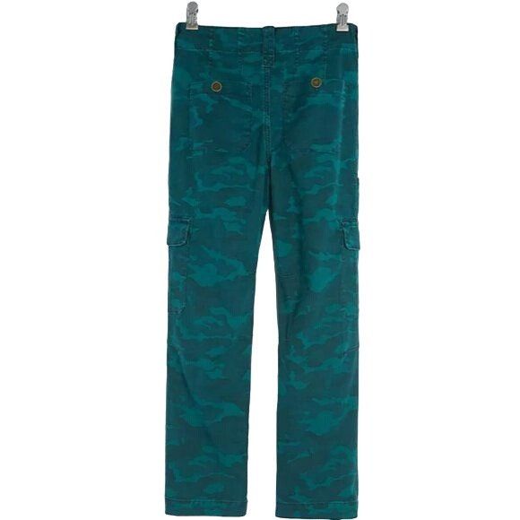 Anthropologie Anthropologie Austin Cargo Pants Dark Turquoise Camo Size 26" / US 2 / IT 38 - 5 Thumbnail