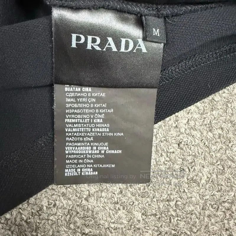 Prada Prada Black Cotton Men's Polo Shirt. Size US M / EU 48-50 / 2 - 4 Thumbnail