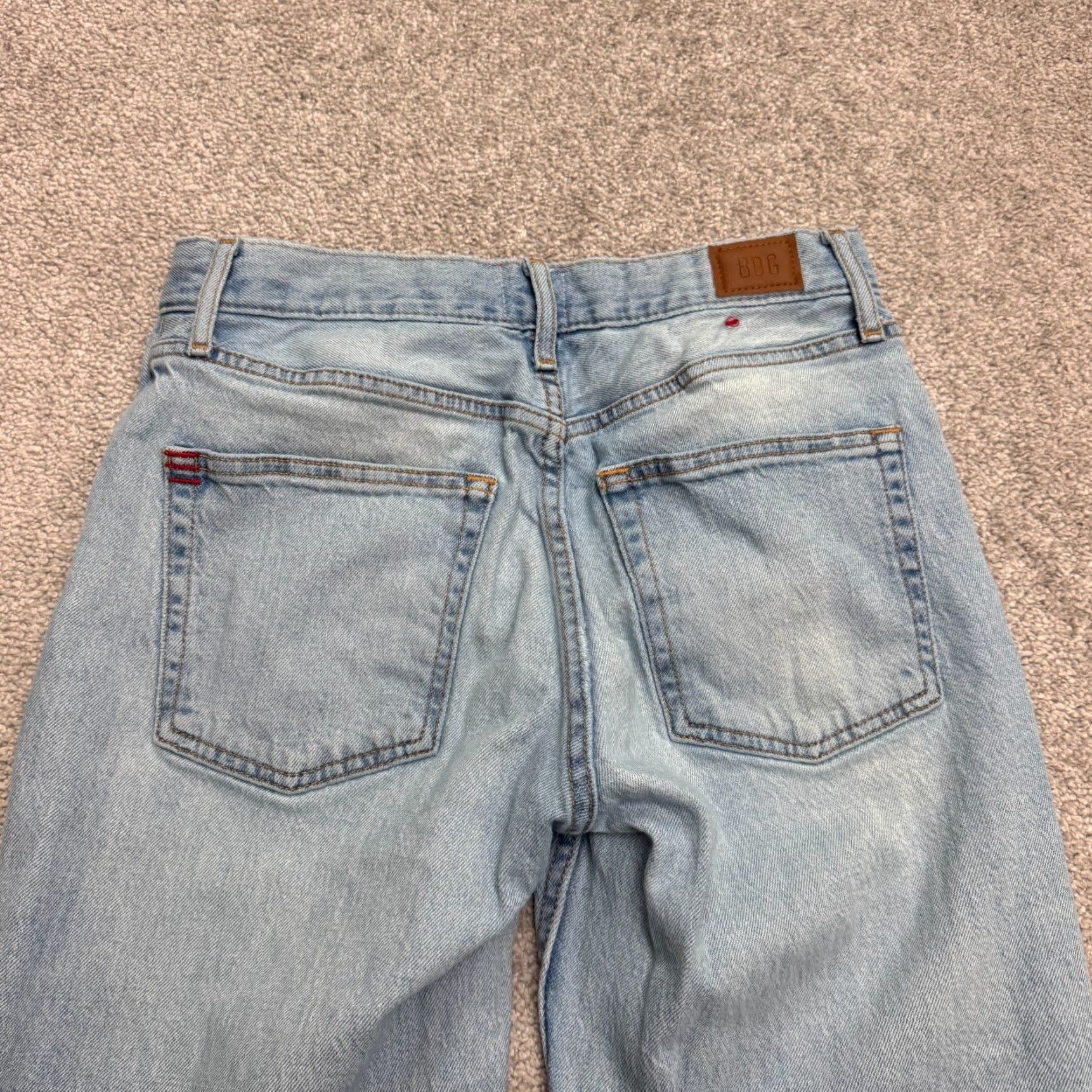 Bdg BDG Bootcut Jeans Womens 27 High Rise Light Wash Blue Denim Stretch 28x31 Size 27" / US 4 / IT 40 - 4 Thumbnail