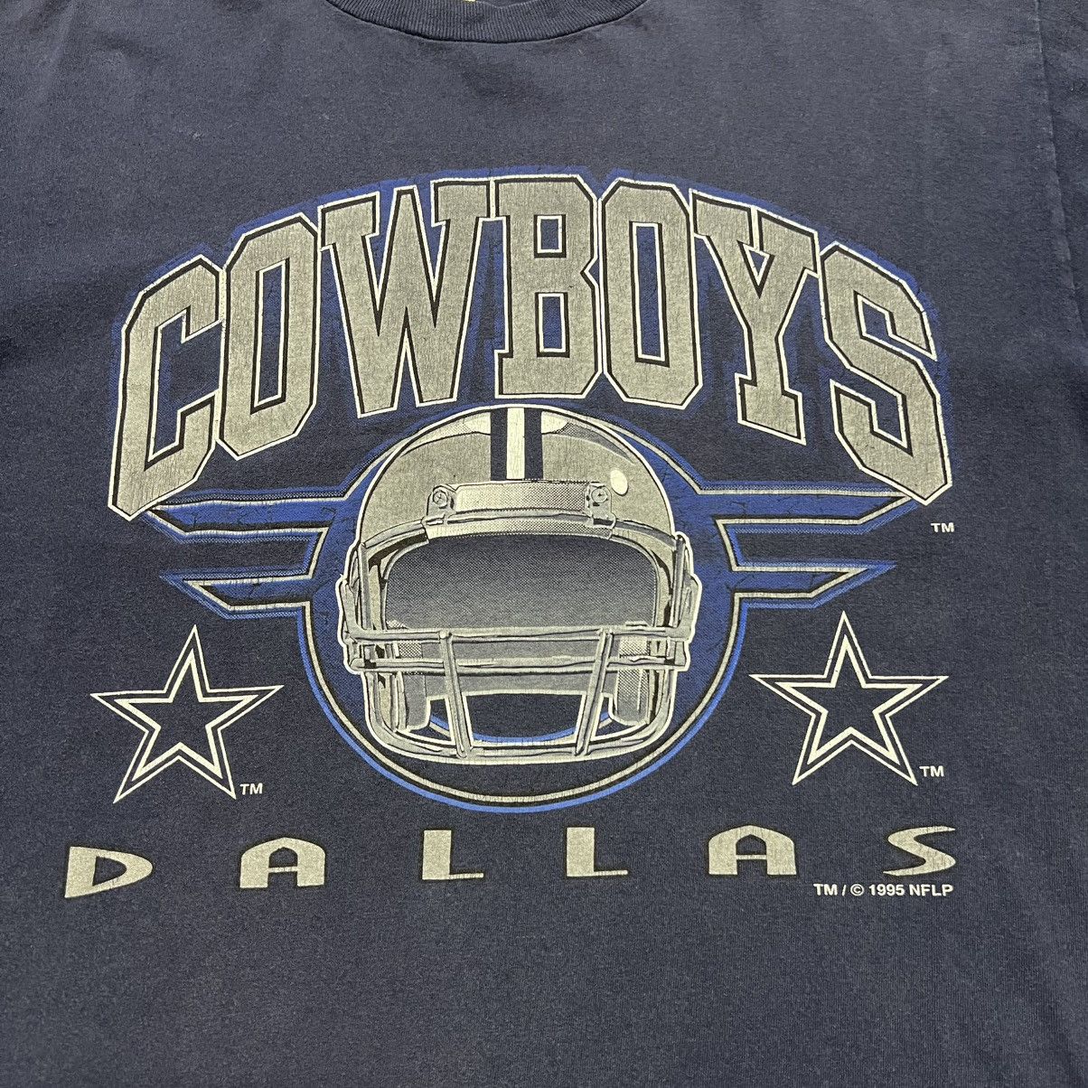 Logo 7 × NFL × Vintage Vintage 90s Dallas Cowboys Logo 7 Football NFL T shirt USA Size US XL / EU 56 / 4 - 4 Thumbnail