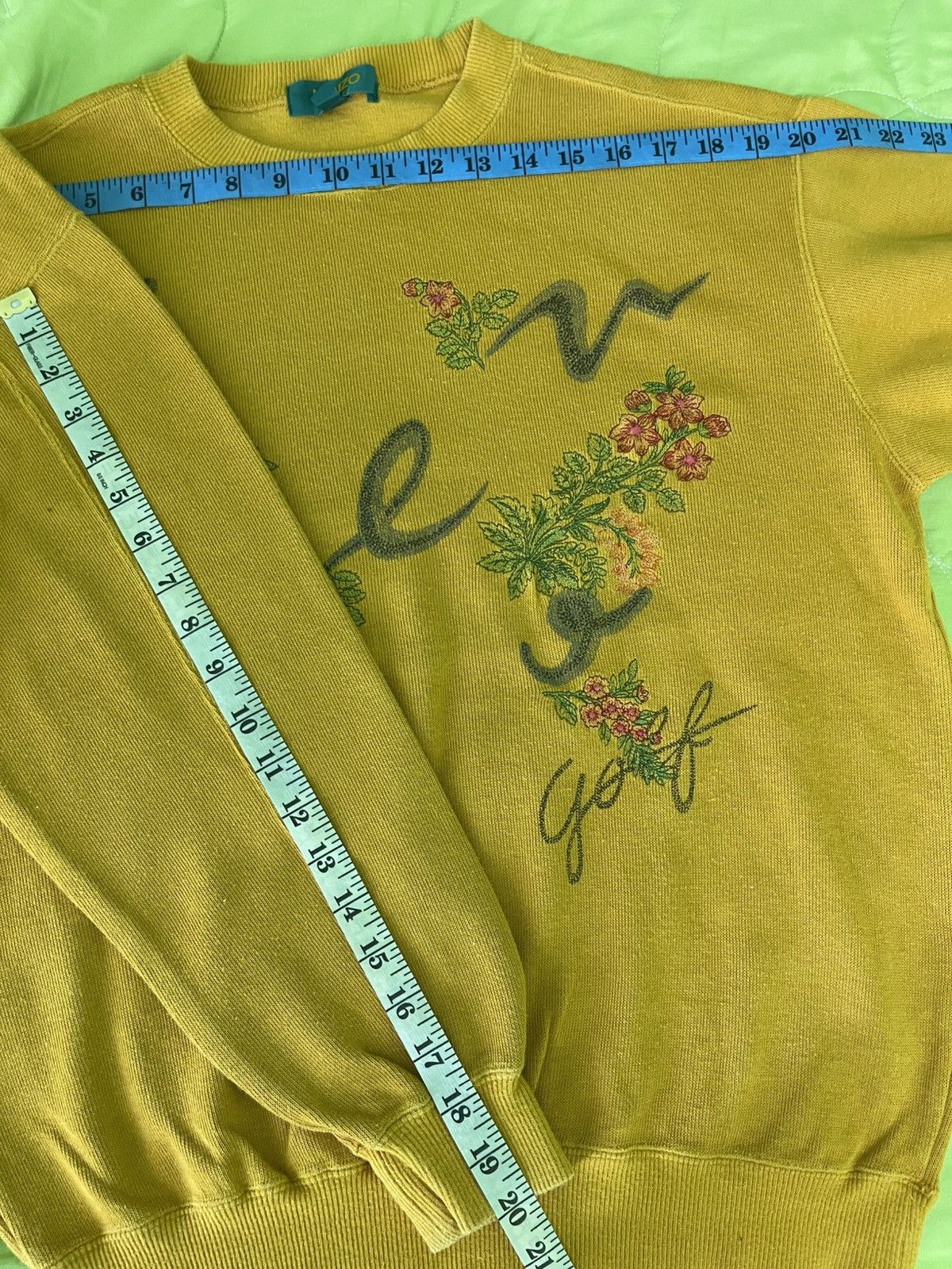 Kenzo Vintage Kenzo Golf Embroidered Floral Logo Sweatshirt Size US M / EU 48-50 / 2 - 13 Thumbnail