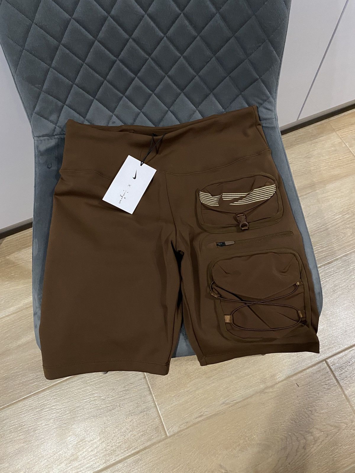 NWT Nike x Travis Scott Leggins Shorts Cactus Jack Size: S