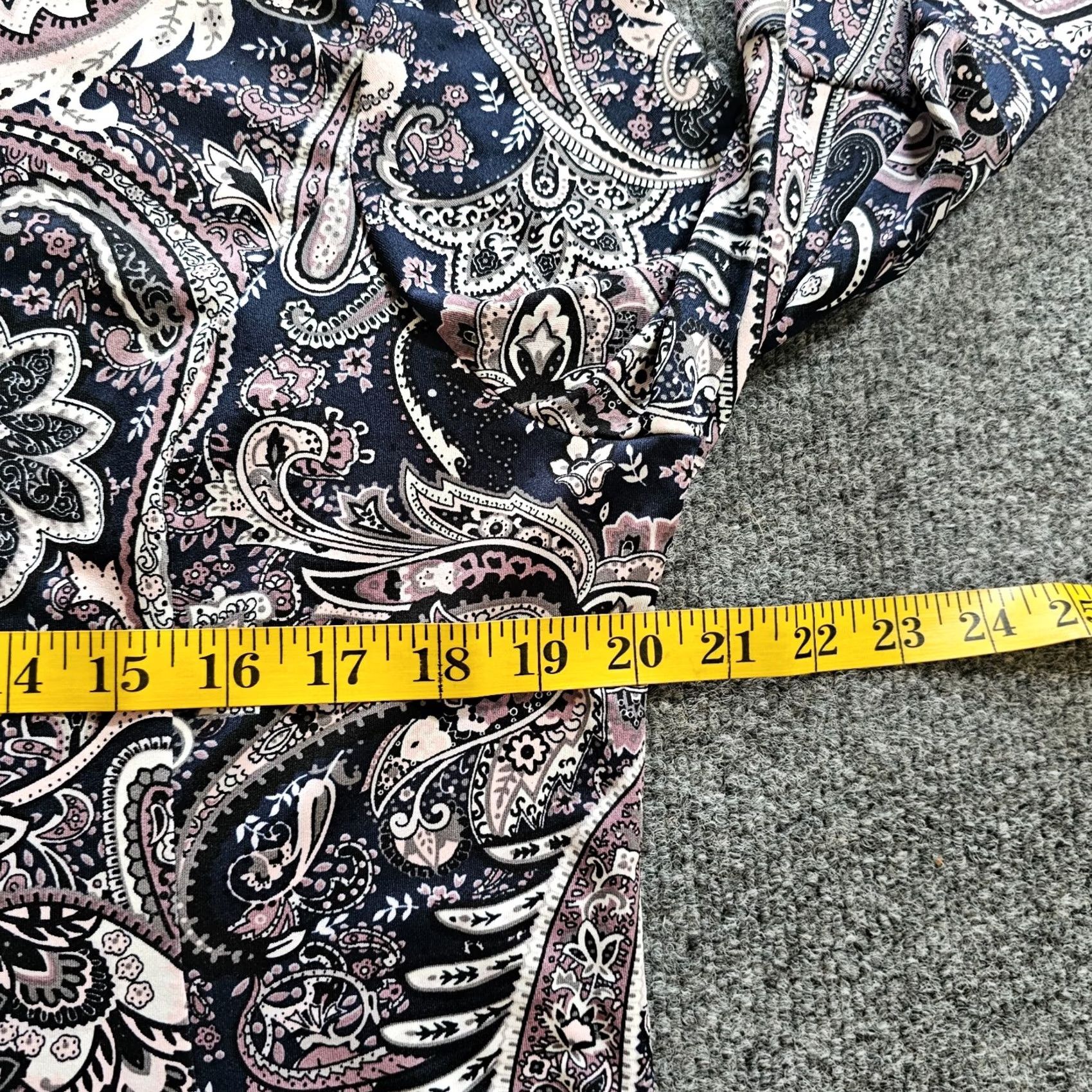 Vintage Cocomo Top Women Large Black Brown Paisley 3/4 Sleeve Slinky Stretchy Career Blouse Dress Shirt Ladies Womens Size L / US 10 / IT 46 - 5 Thumbnail