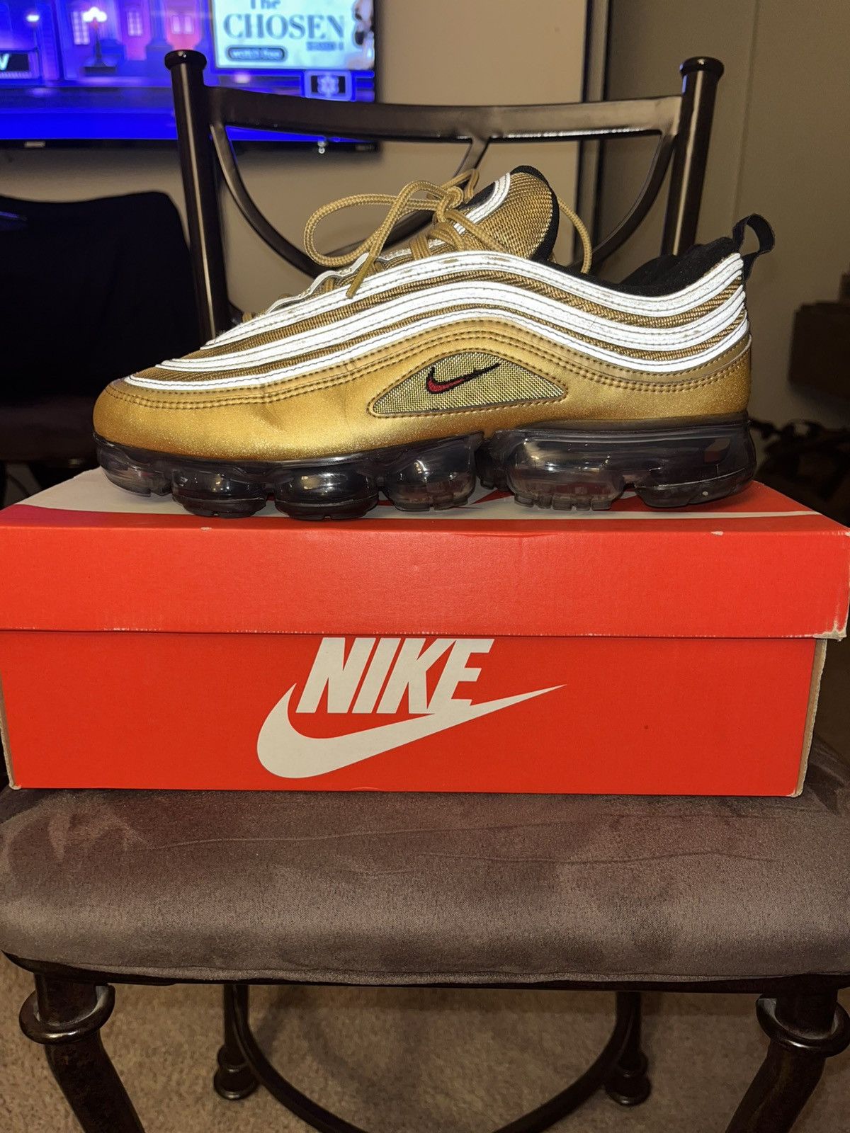 Nike 2018 Nike Air Vapormax 97 'Metallic Size US 10.5 / EU 43-44 - 5 Thumbnail