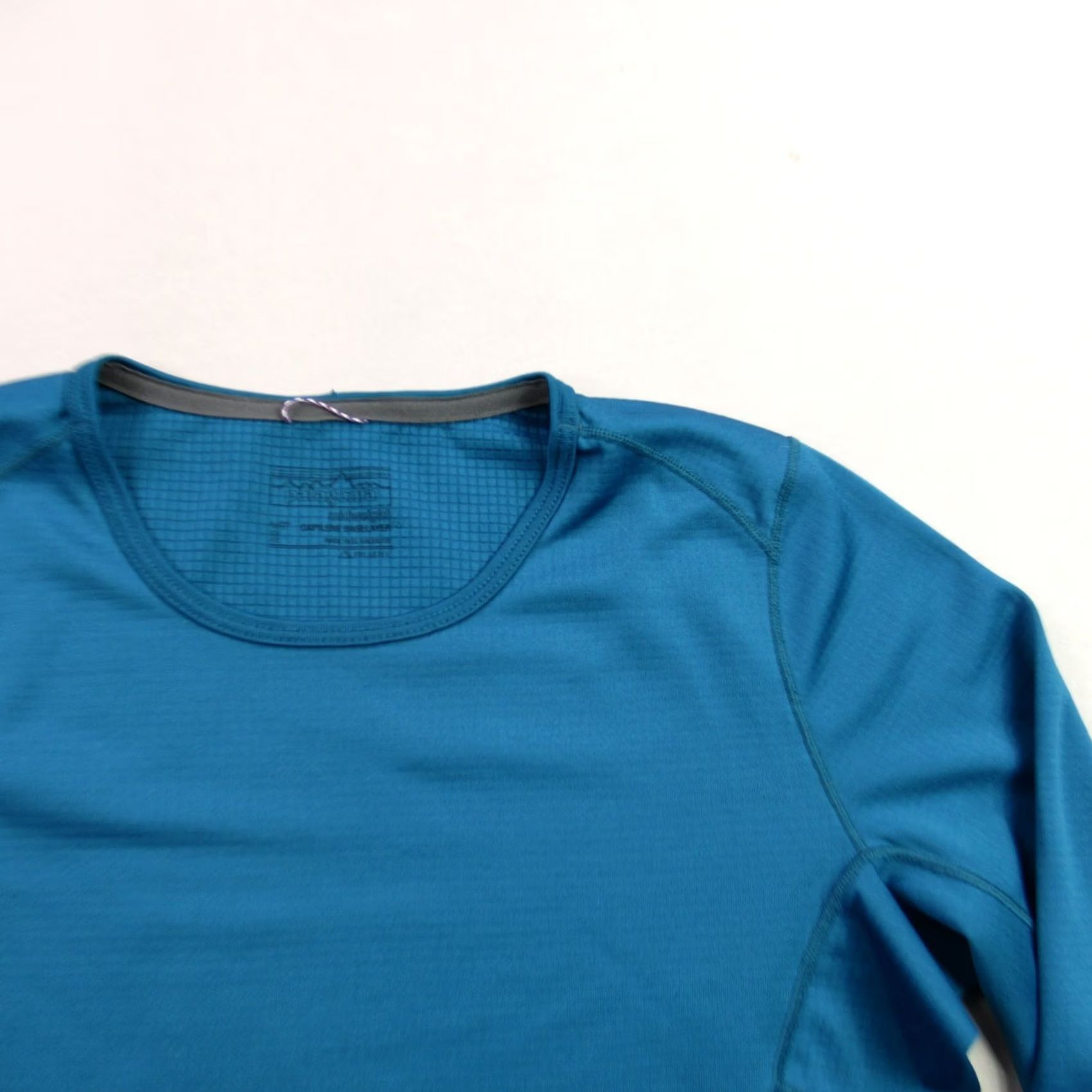 Patagonia Patagonia Shirt Womens Small Long Sleeve Crew Neck Blue Capilene Baselayer shirt Size S / US 4 / IT 40 - 2 Thumbnail