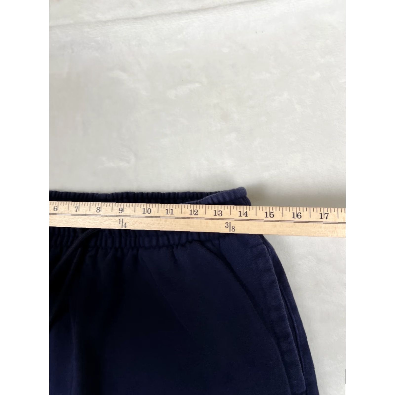 YoungLA YoungLA Sweatpants Mens Medium Blue Fleece Joggers Tapered Athletic Embroidered Slim Pockets Drawstring Waist Inseam 29in Regular Cotton Size US 31 - 5 Thumbnail