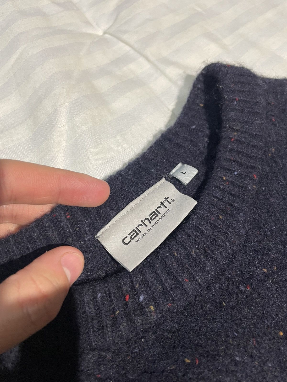 Carhartt Carhartt Anglistic Tight Knighted sweater Supreme type Size US L / EU 52-54 / 3 - 7 Thumbnail