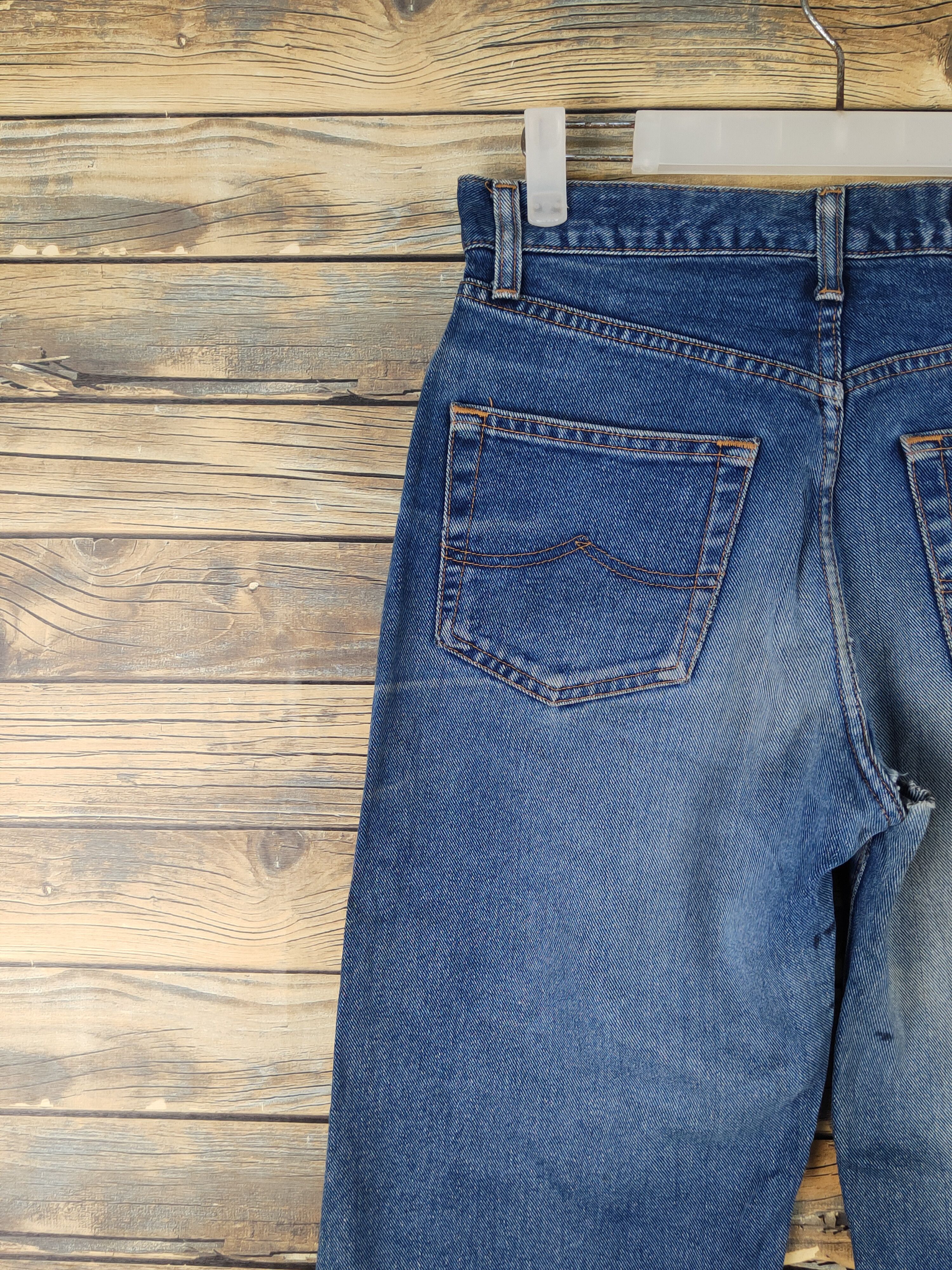 Vintage Bobson vintage Blue Distressed Ripped Jeans #W1384 Size US 28 / EU 44 - 9 Thumbnail