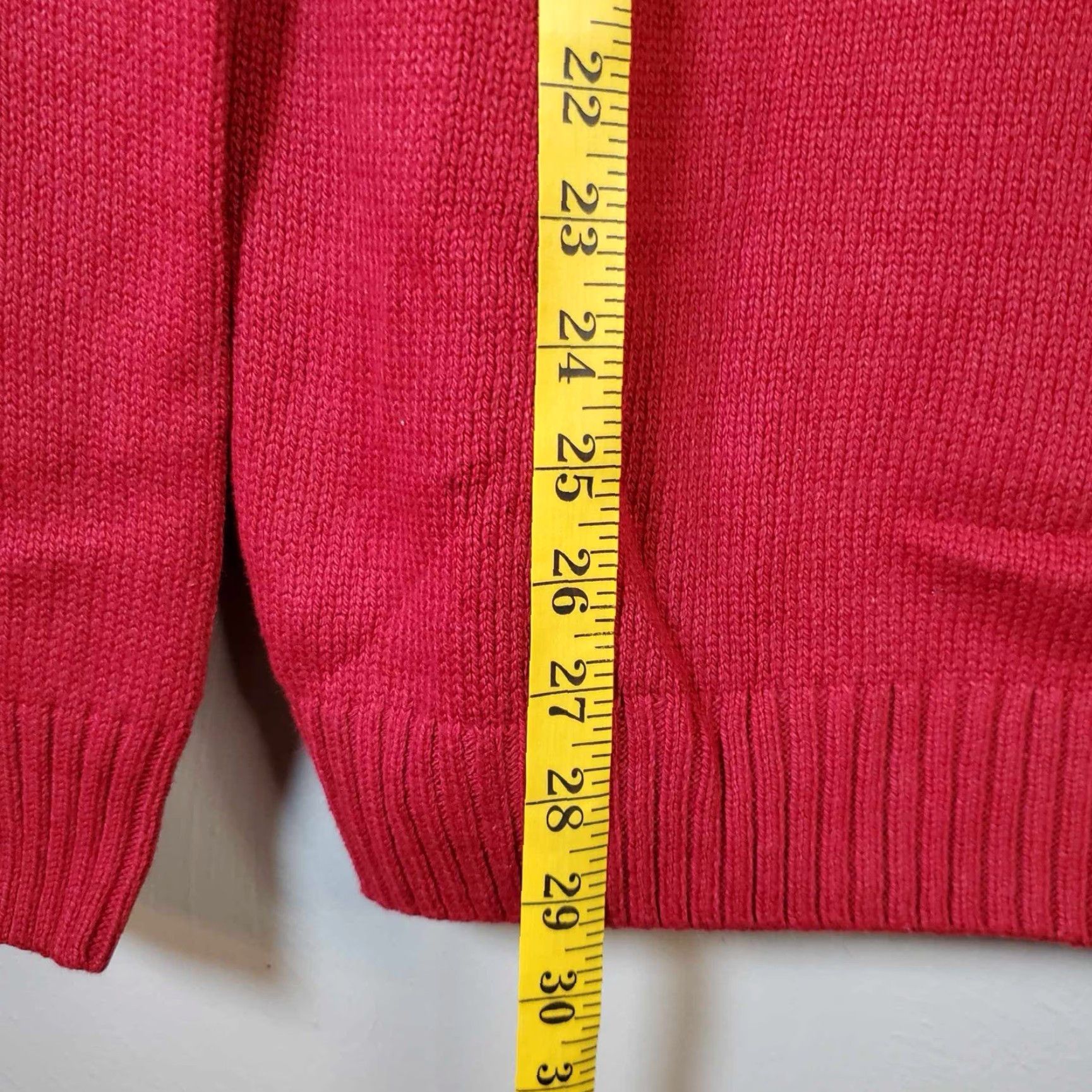 Croft & Barrow Croft Barrow Sweater Mens L Red Crewneck Pullover Knit Long Sleeve Casual Size US L / EU 52-54 / 3 - 6 Thumbnail