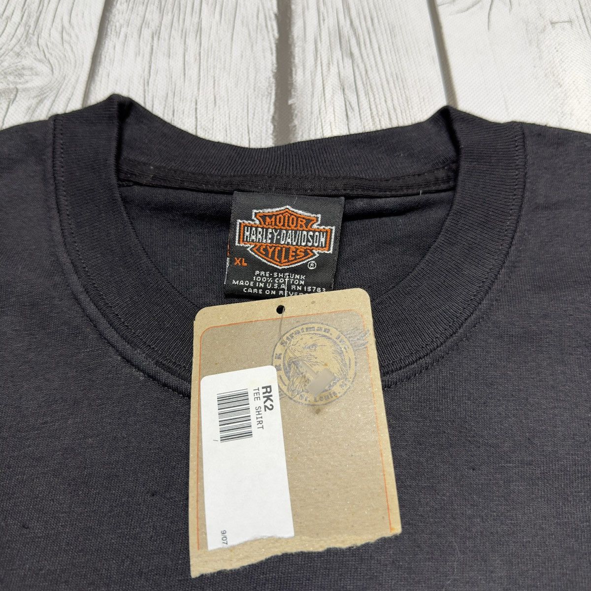 Harley Davidson × Vintage Vintage Harley Davidson tee Size US XL / EU 56 / 4 - 4 Thumbnail